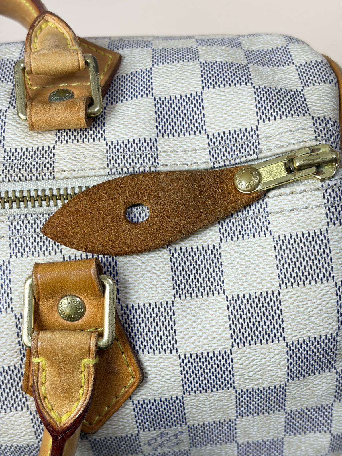 Louis Vuitton Damier Azur Speedy 30 Bag