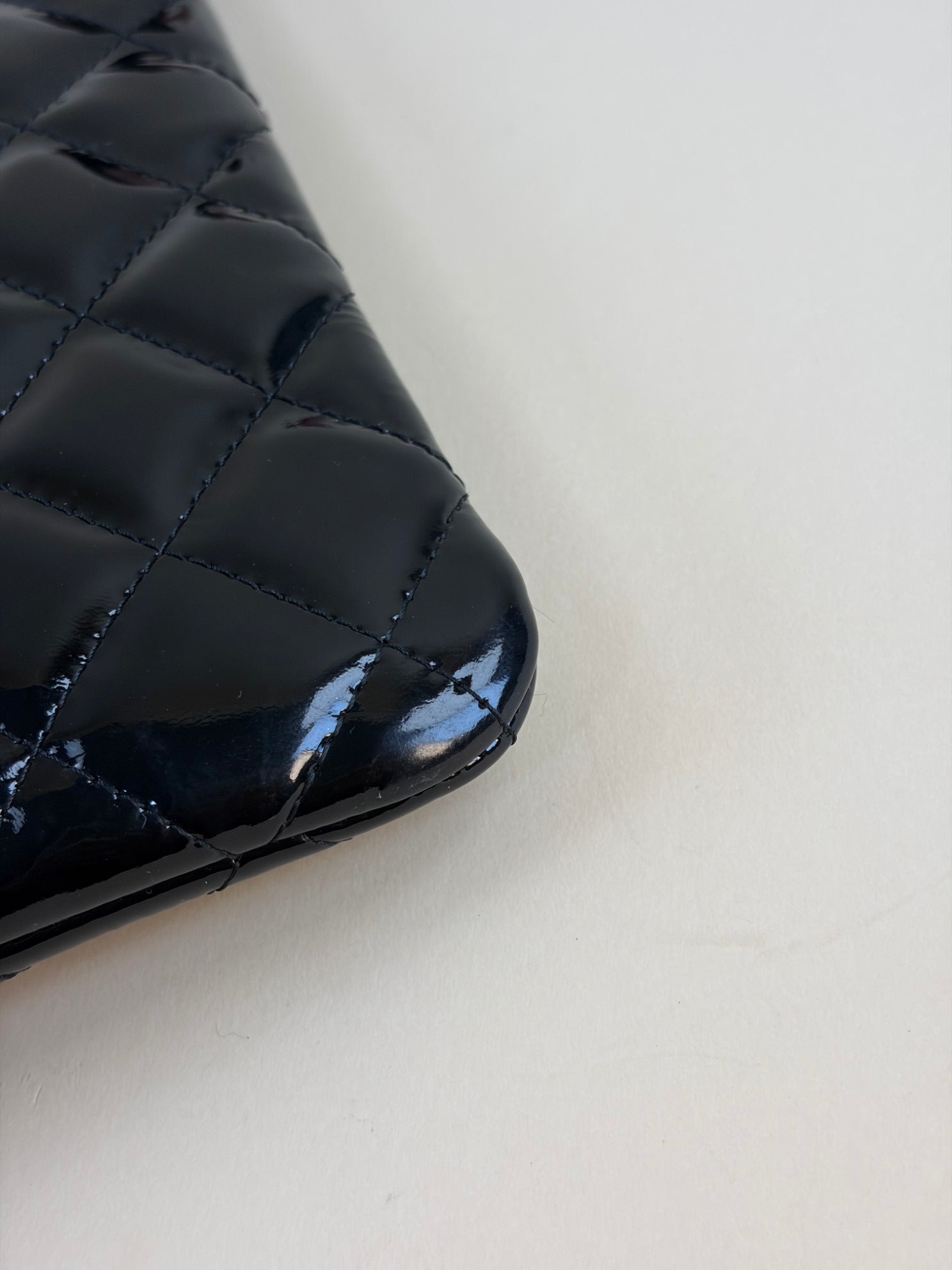 Chanel Black Medium D-Case Zip Pouch