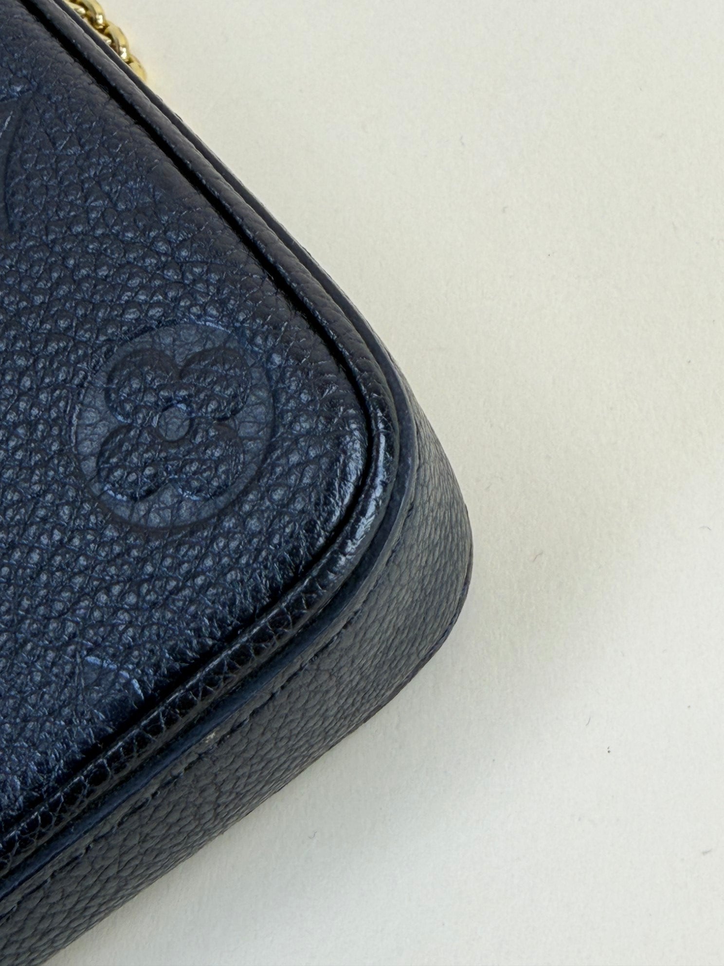 Louis Vuitton Black Monogram Empreinte easy pouch on strap