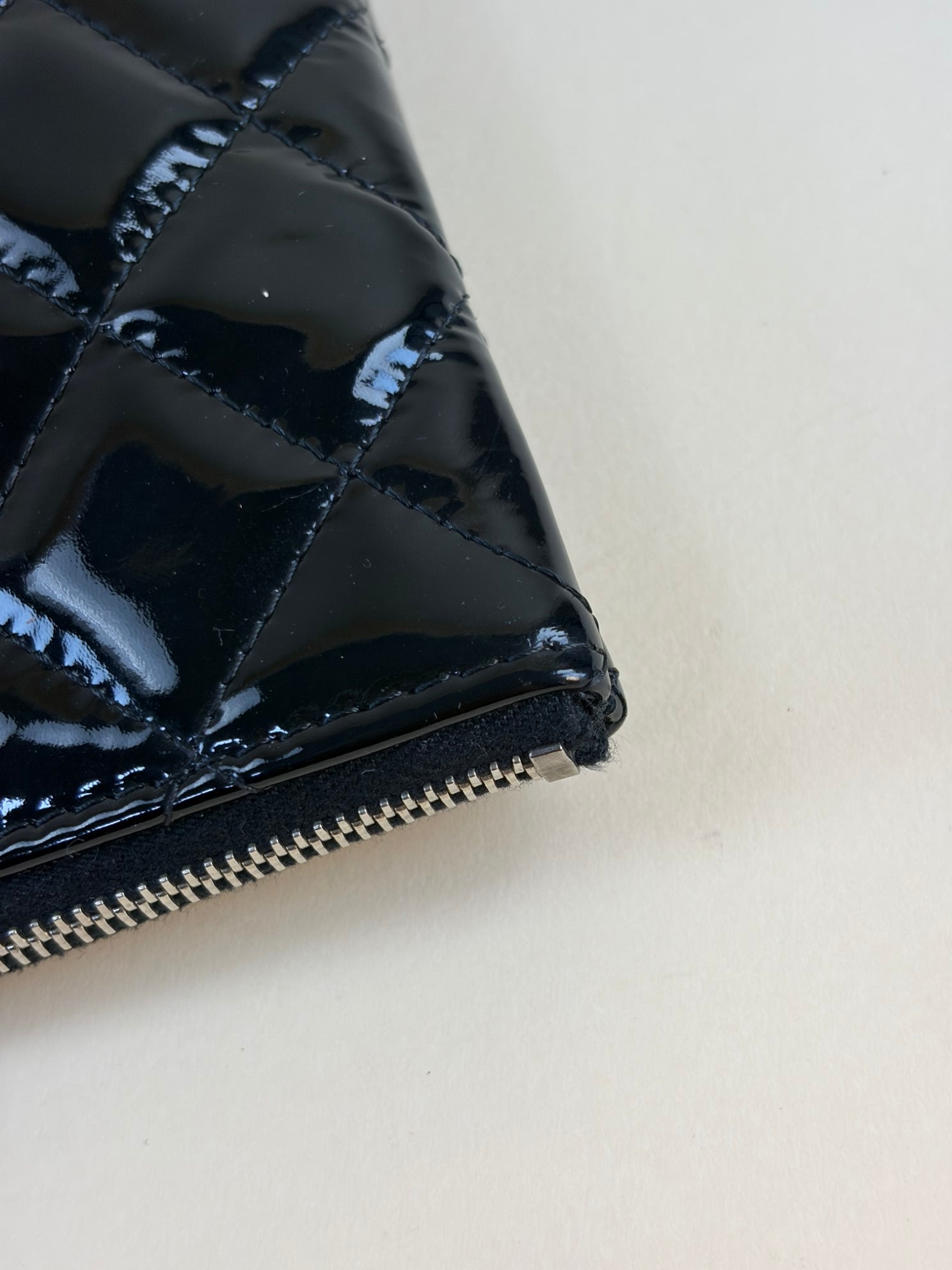 Chanel Black Medium D-Case Zip Pouch