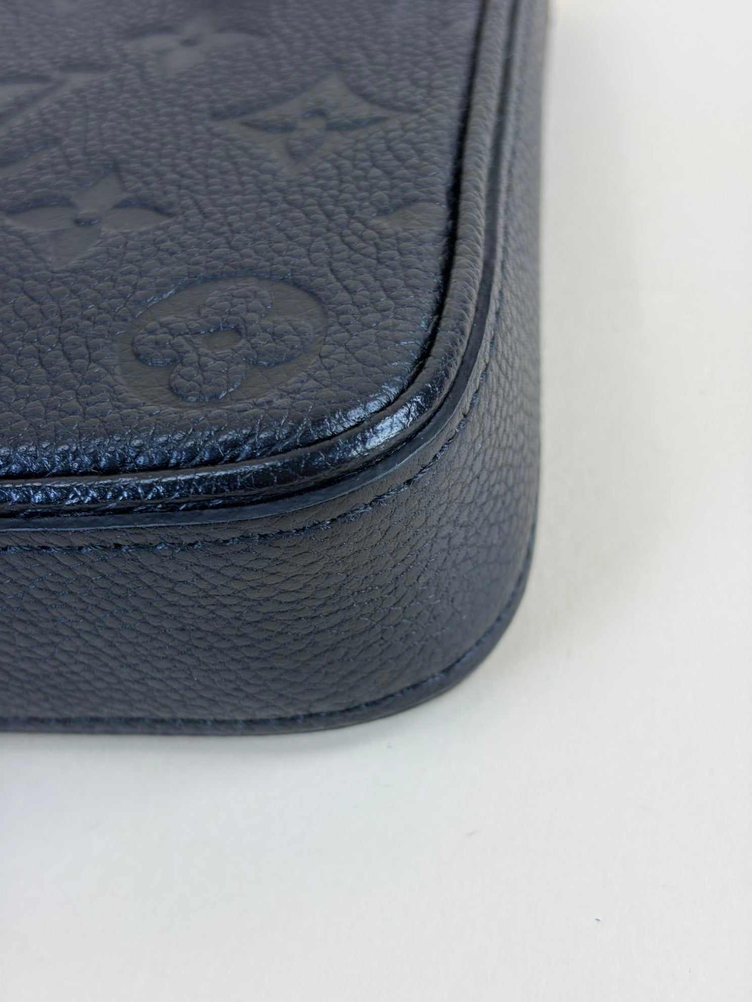 Louis Vuitton Black Monogram Empreinte easy pouch on strap