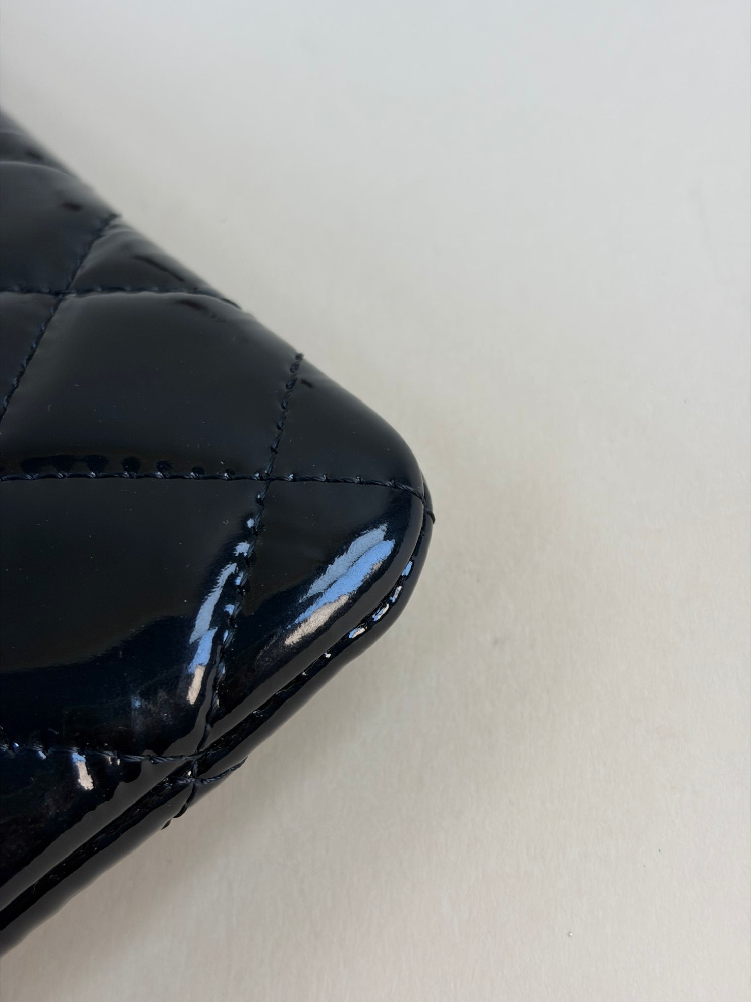 Chanel Black Medium D-Case Zip Pouch