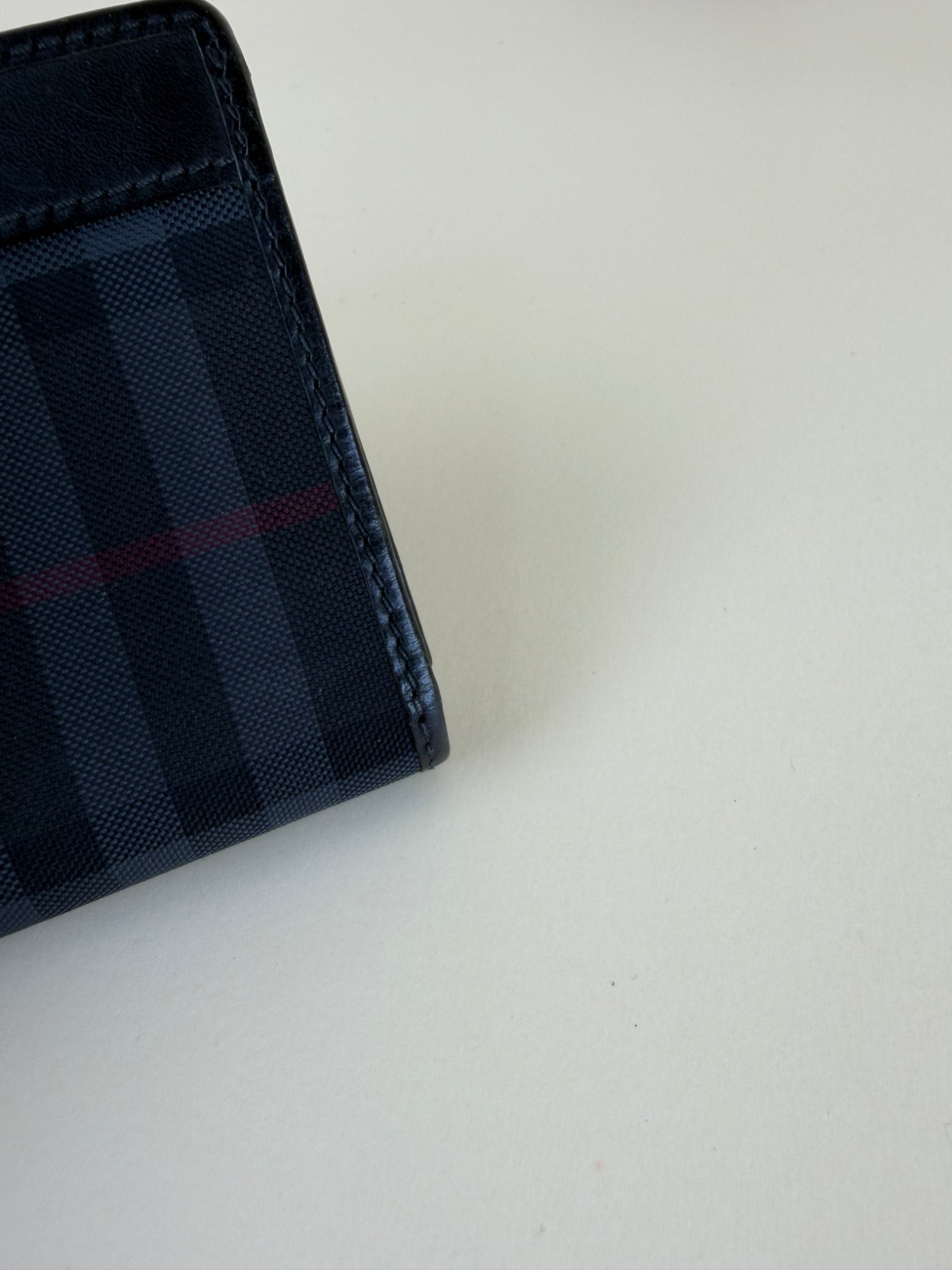Burberry Haymarket continental wallet black check