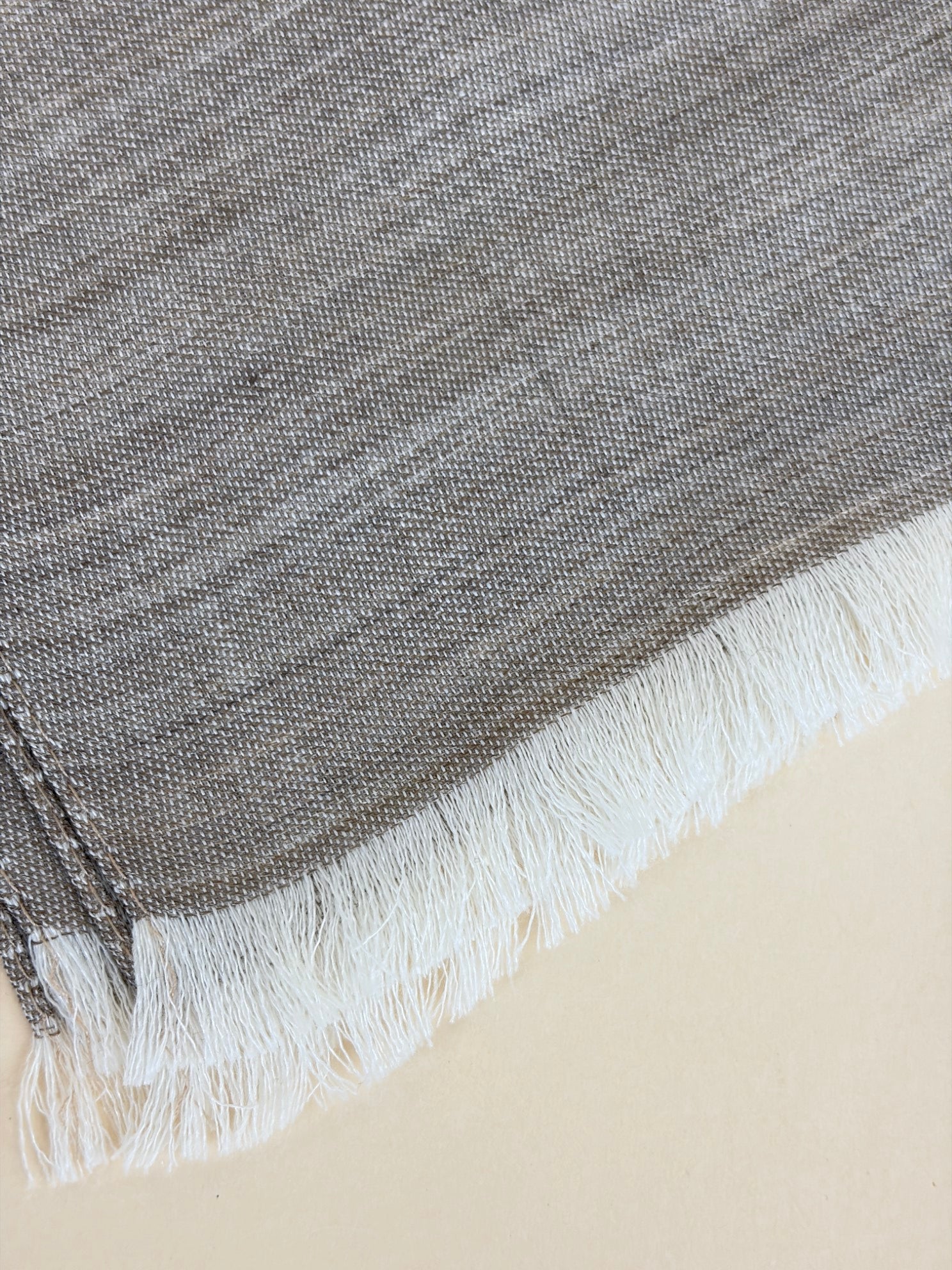 Gucci Beige GG Wool Silk Scarf
