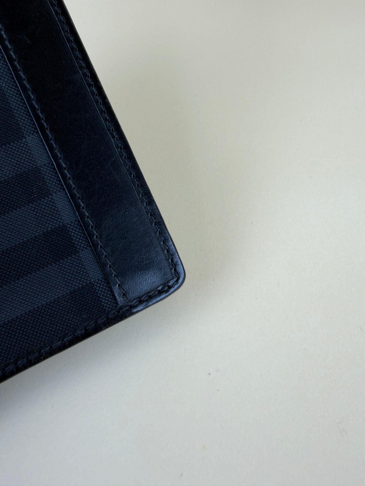 Burberry Haymarket continental wallet black check