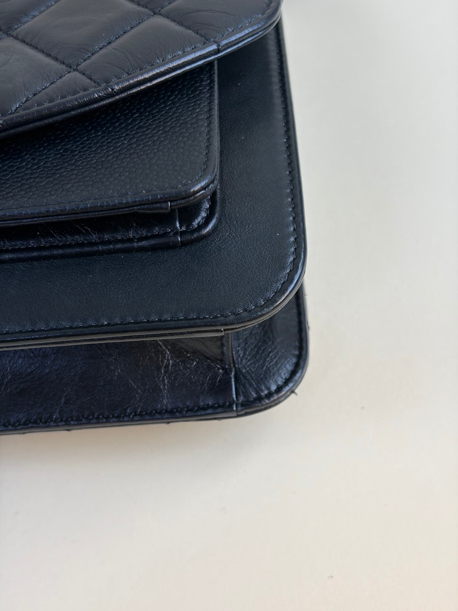 Chanel Black CC Chain Handle Flap Bag