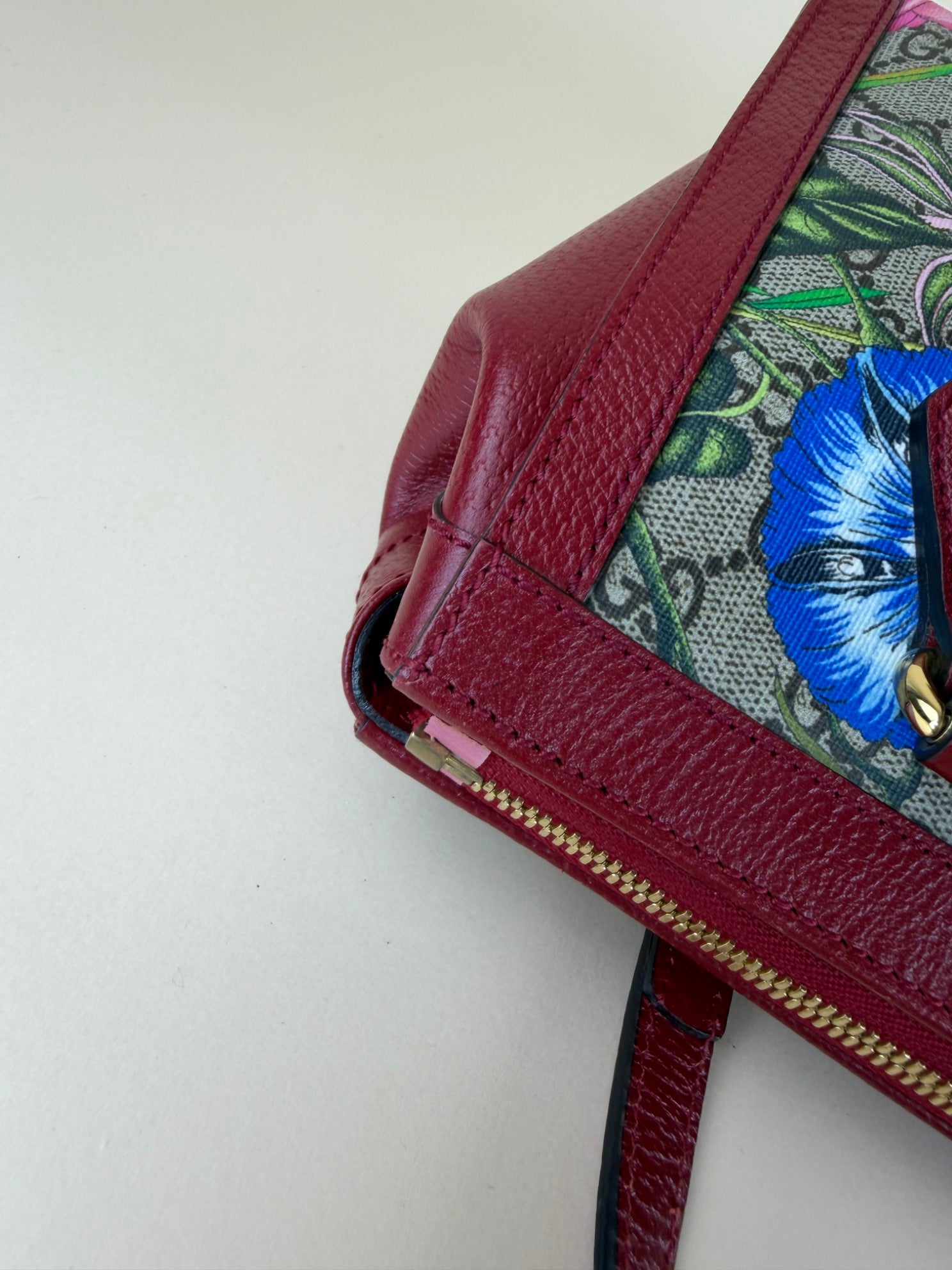 Gucci Ophidia totty bag floral gg red