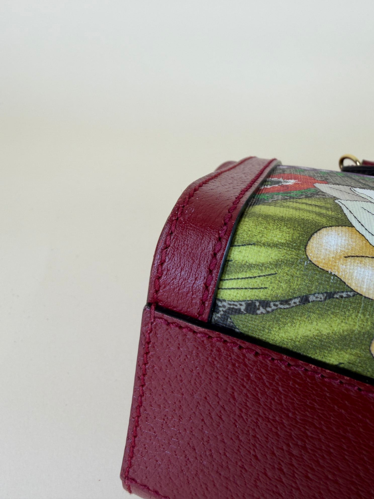 Gucci Ophidia totty bag floral gg red