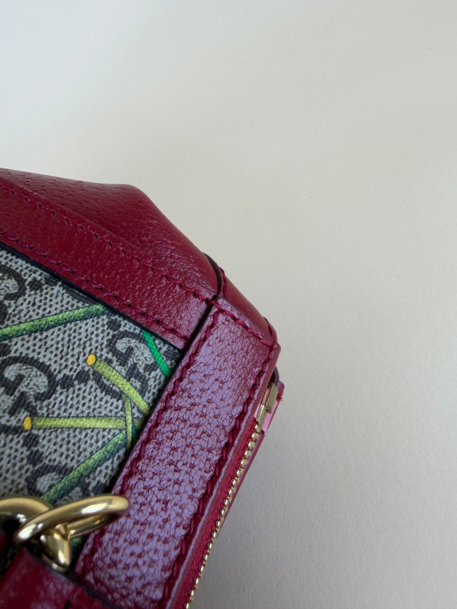 Gucci Ophidia totty bag floral gg red