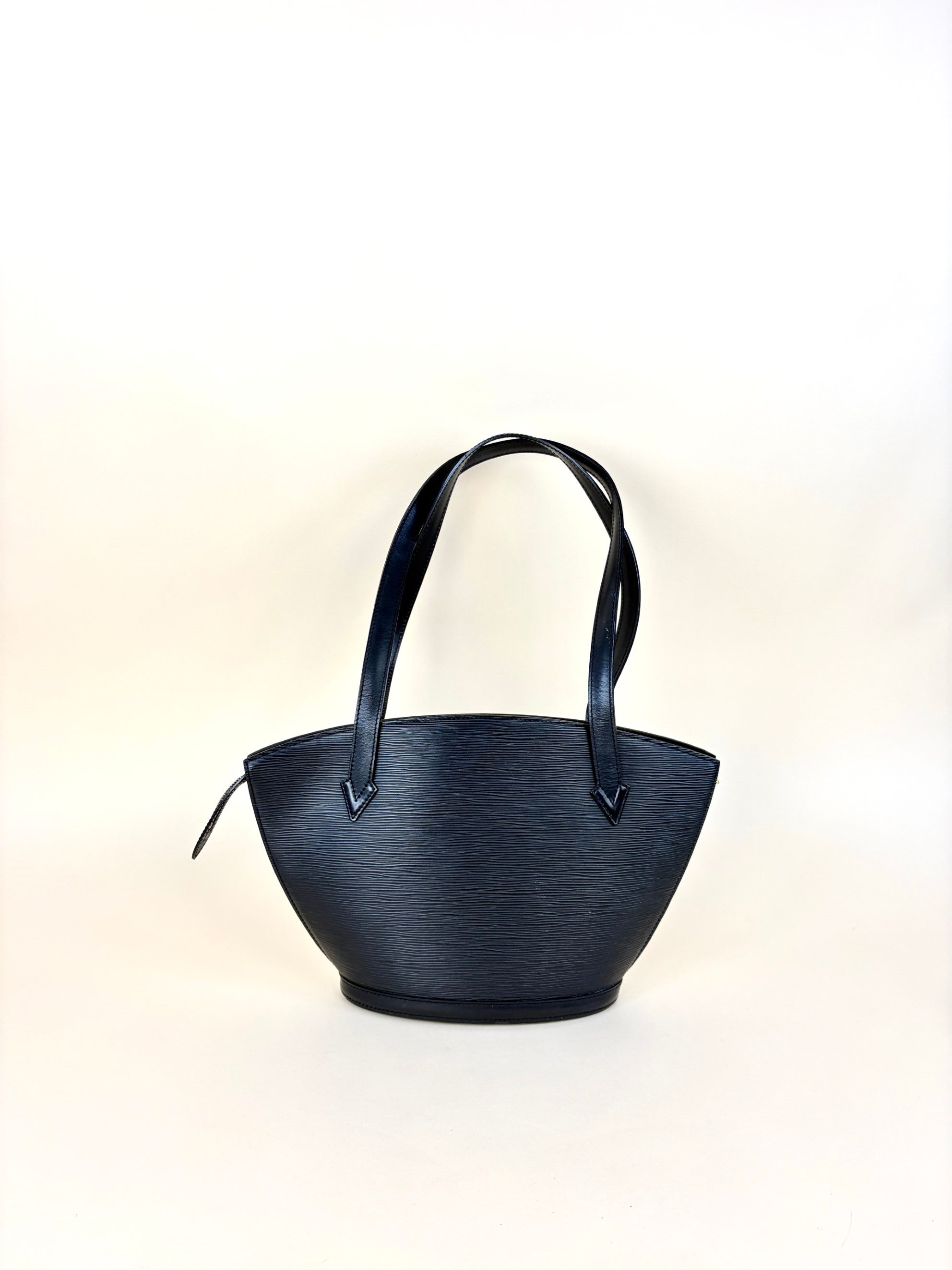 Louis Vuitton Black epi leather saint Jacques pm bag