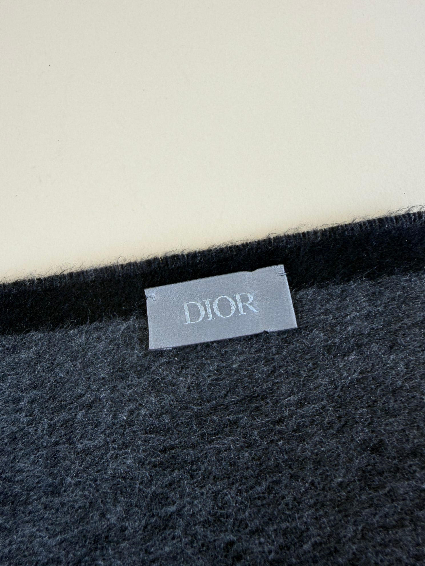 Christian Dior Bicolor Double - Sided CD Icon Scarf