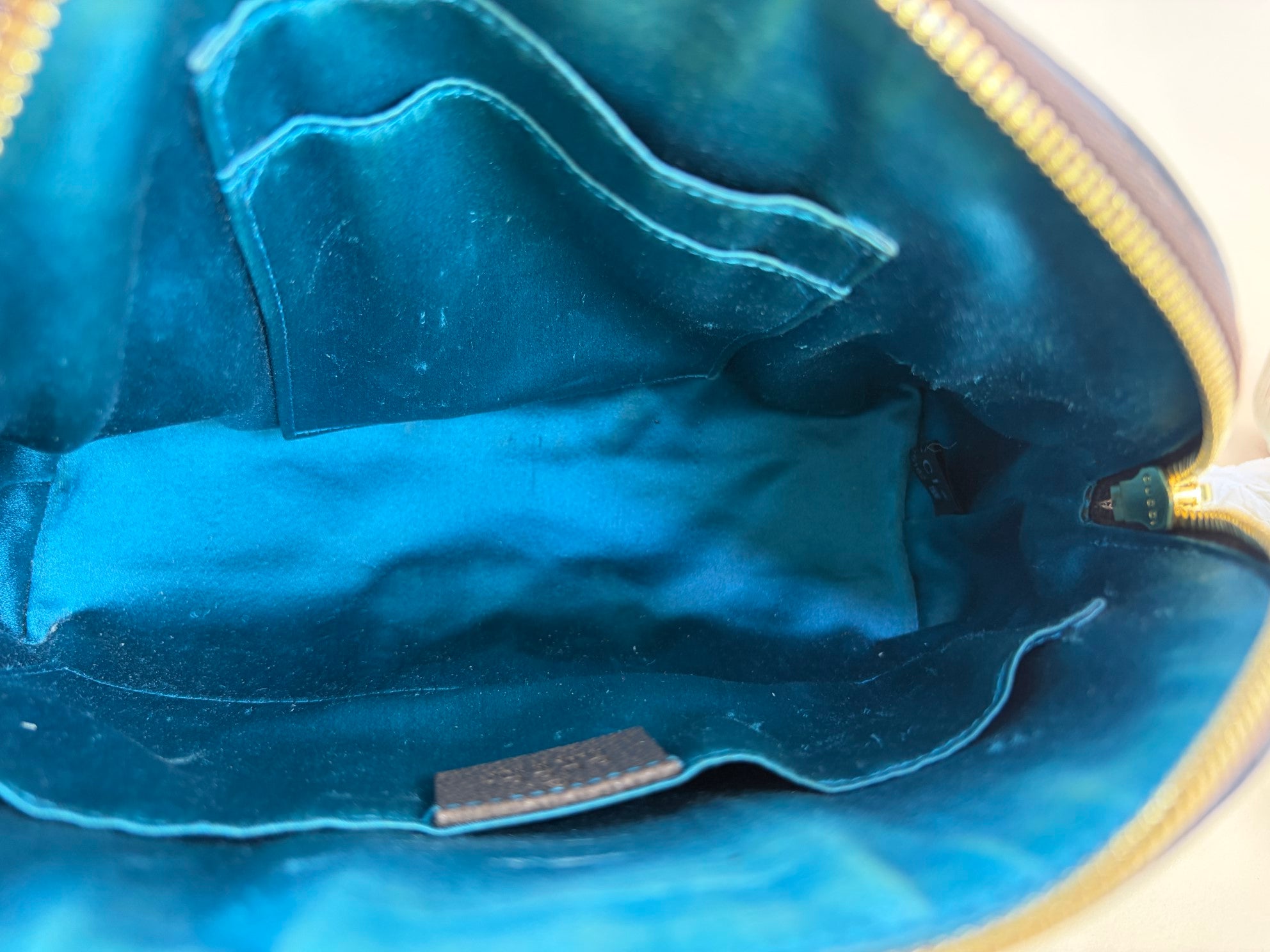 Gucci Bicolor GG Supreme Ophidia Small Rounded Top Shoulder Bag