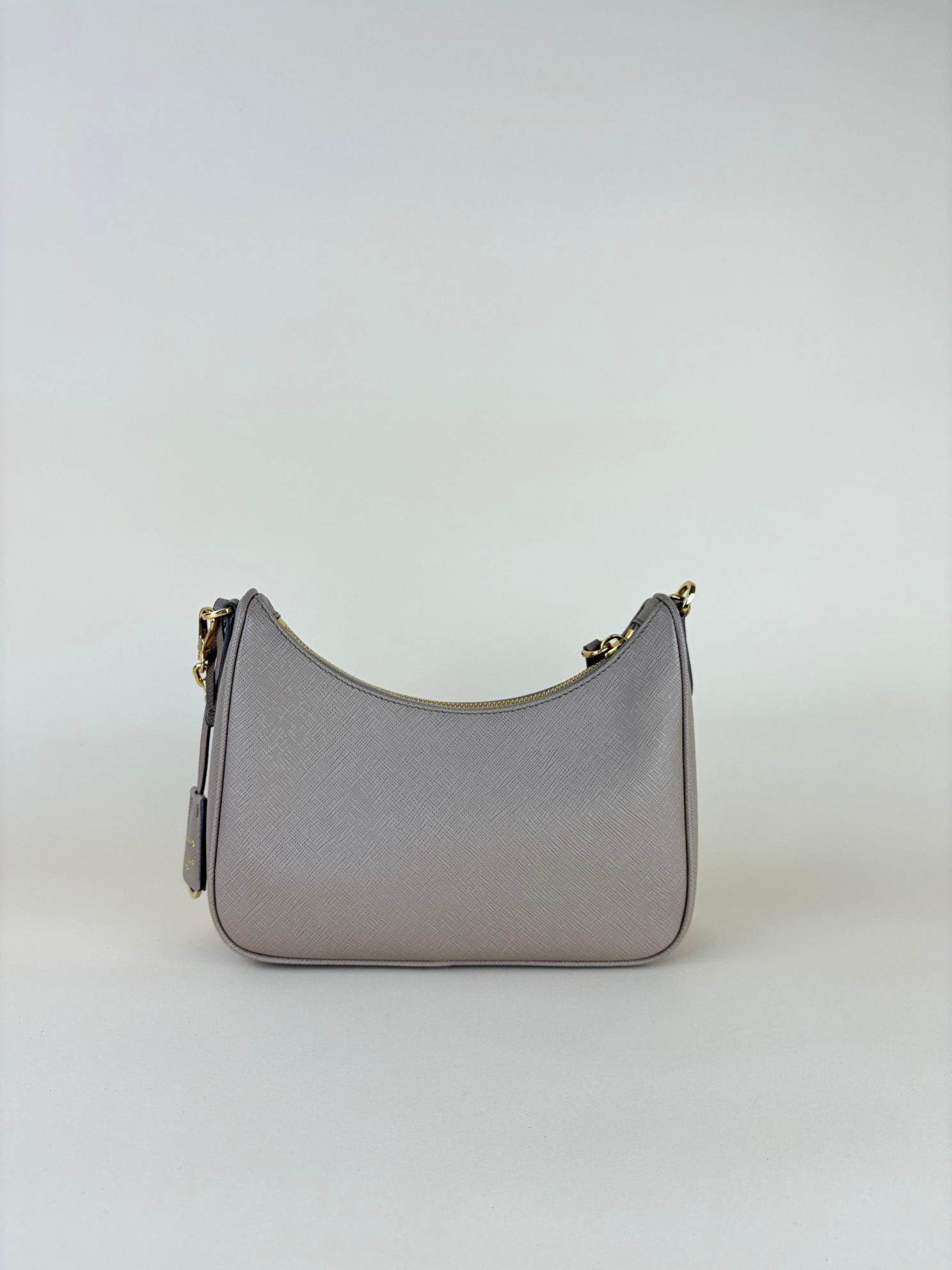 Prada beige Re Edition 2005 Bag wit