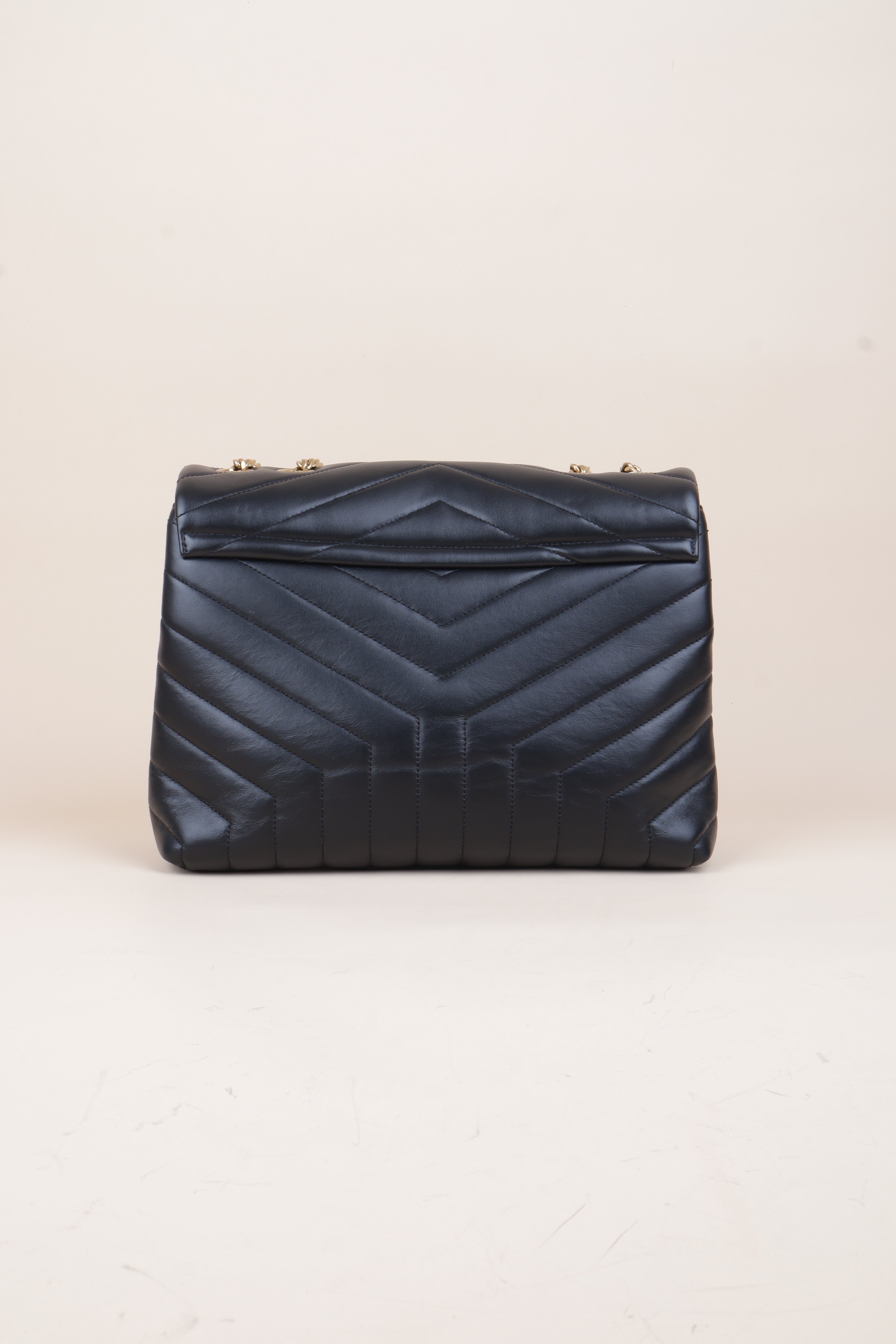 YSL Black Loulou Medium Bag