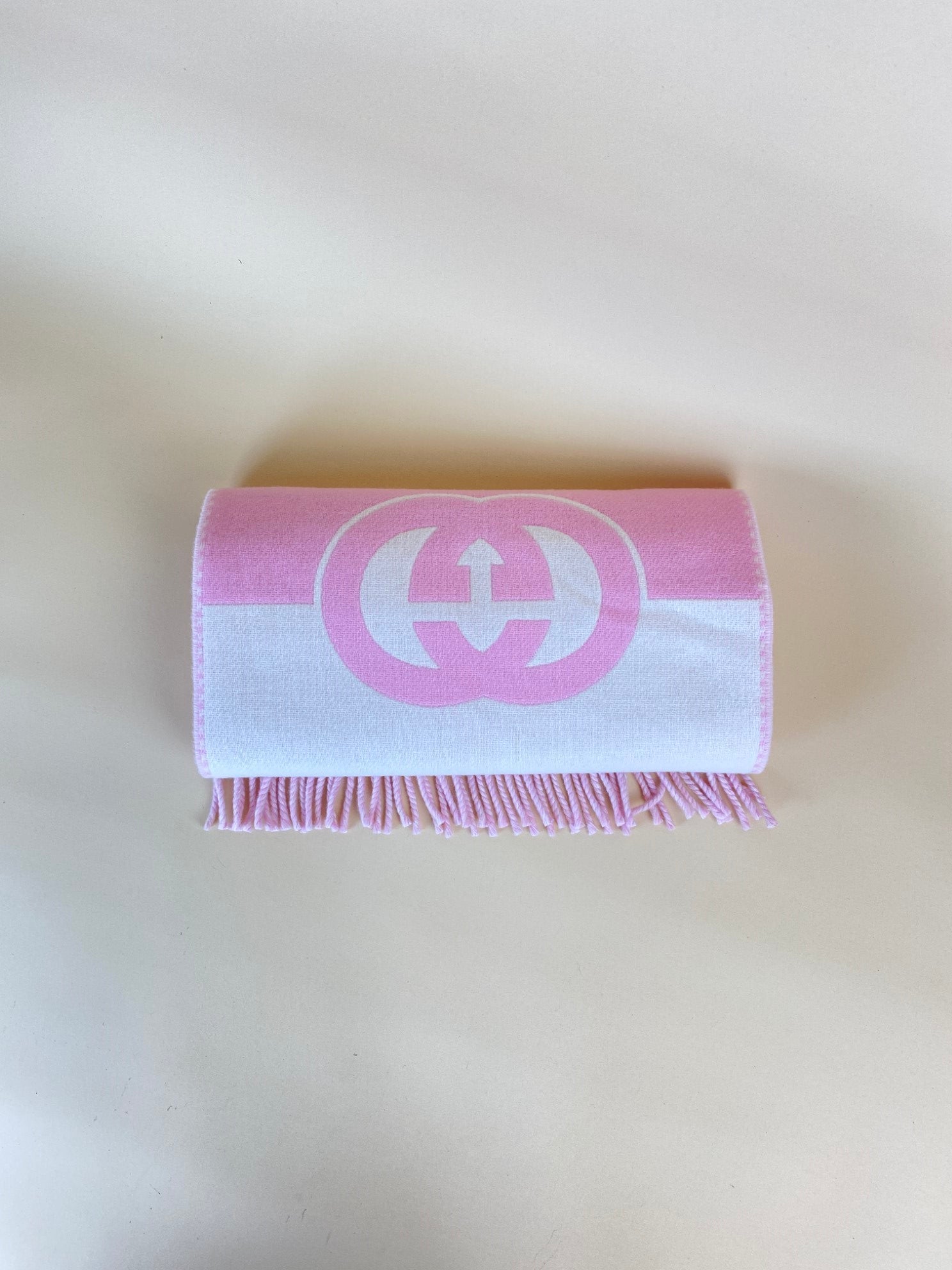 Gucci Bicolor Wool Cashmere Scarf-Scarf-Gucci-The Closet Egypt