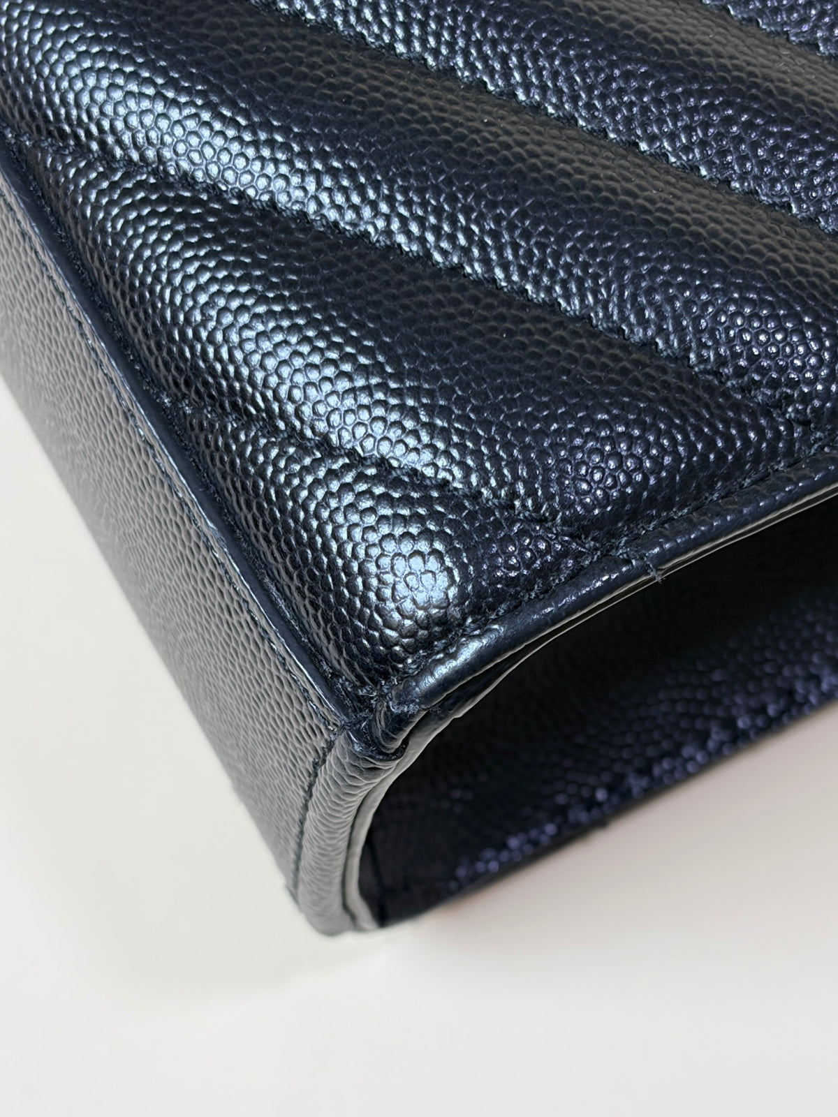YSL black Envelope shoulder bag