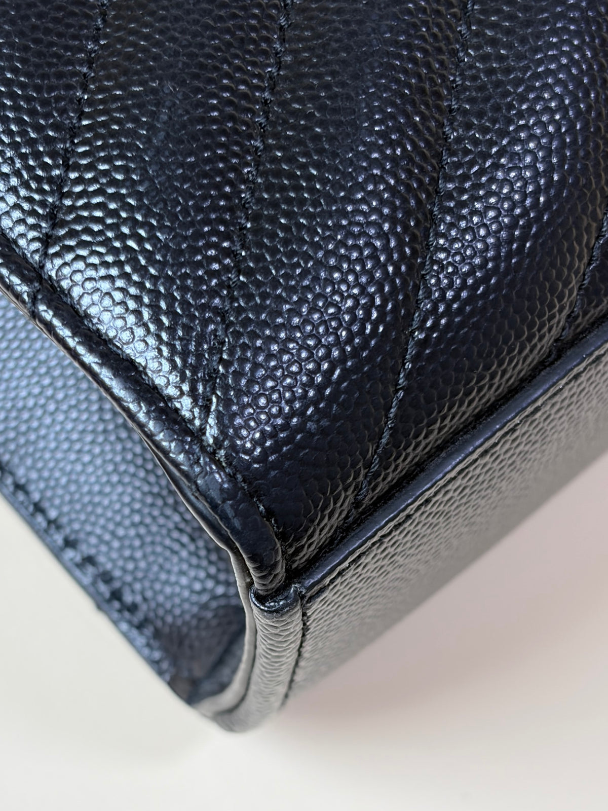 YSL black Envelope shoulder bag