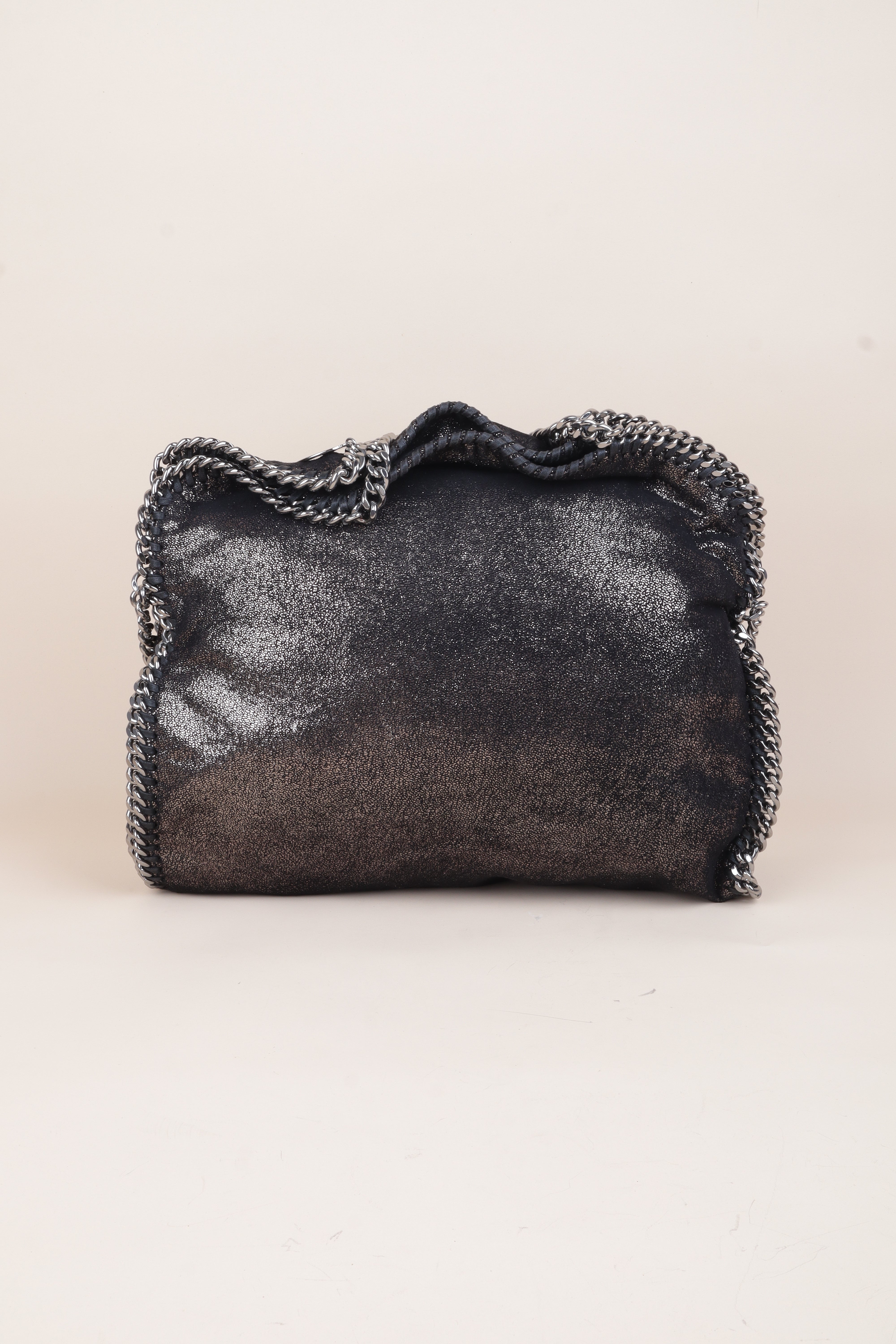 STELLA McCartney black Falabella Fold Over Bag