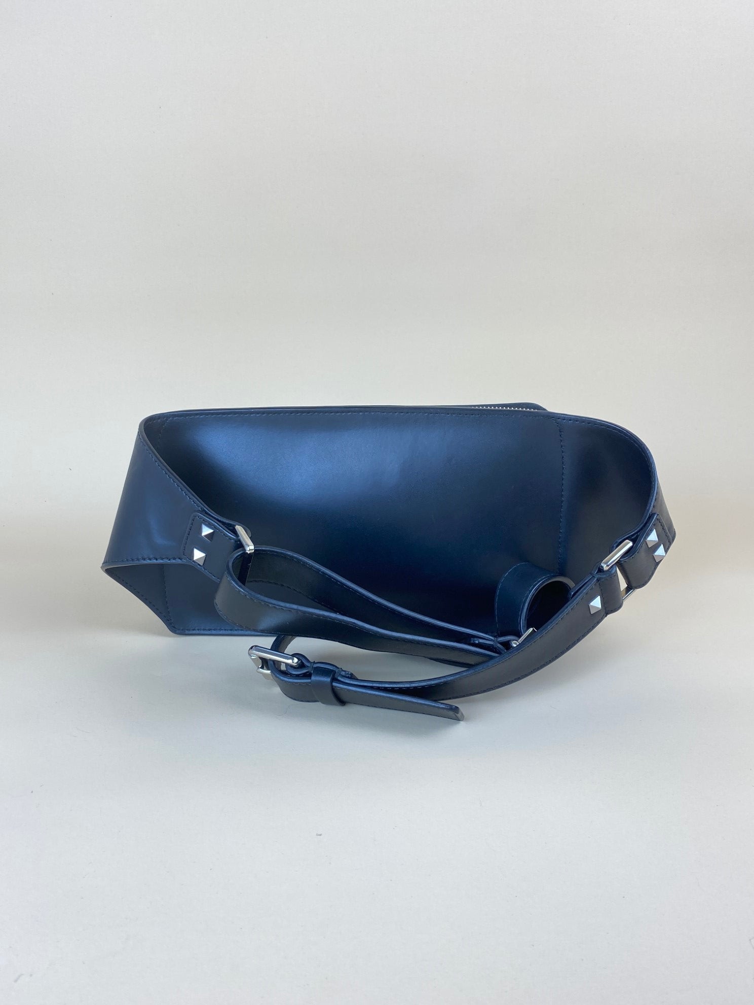 Valentino Black VLTN Logo Belt Bag-Belt Bag-Valentino-The Closet Egypt