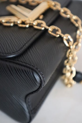 Louis Vuitton Noir Twist PM Shoulder Bag