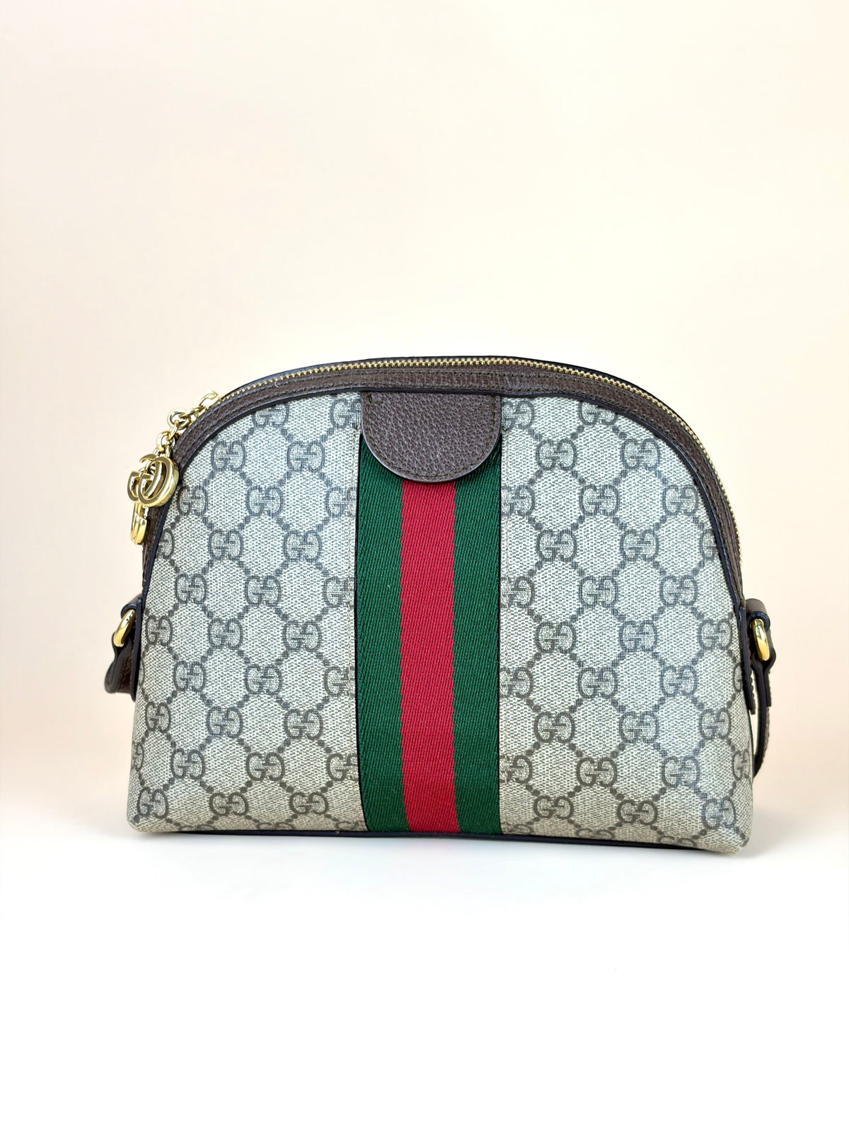 Gucci GG supreme Ophidia small rounded