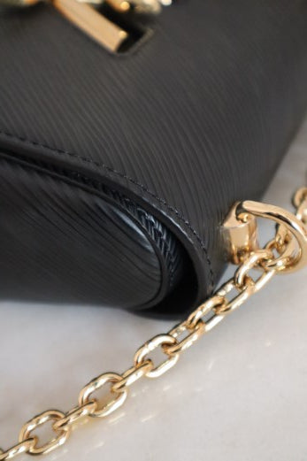 Louis Vuitton Noir Twist PM Shoulder Bag