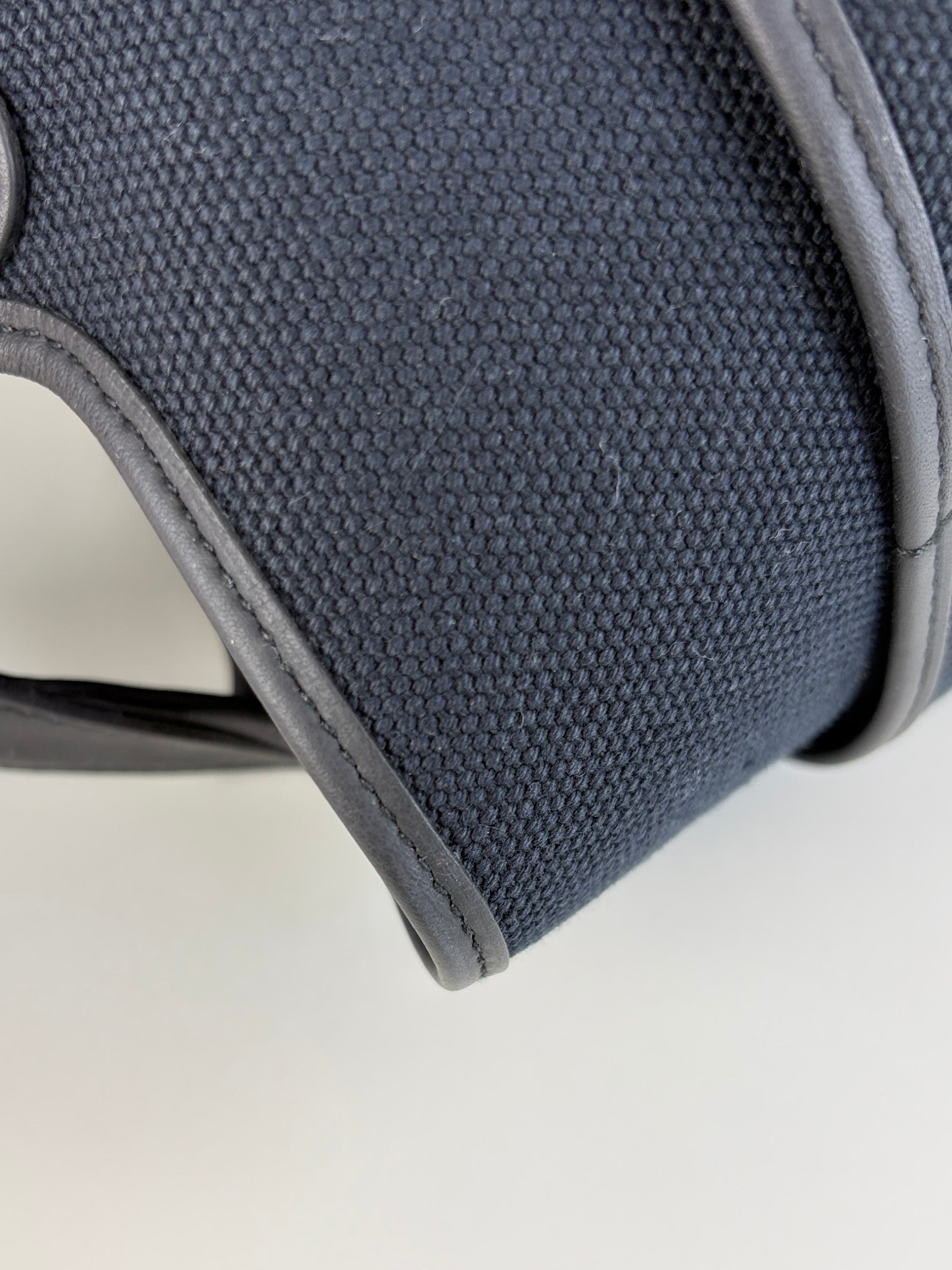 Hermes cargo picoting pocket lock 18noir Golland canvas and swift calfskin palladium Hardware