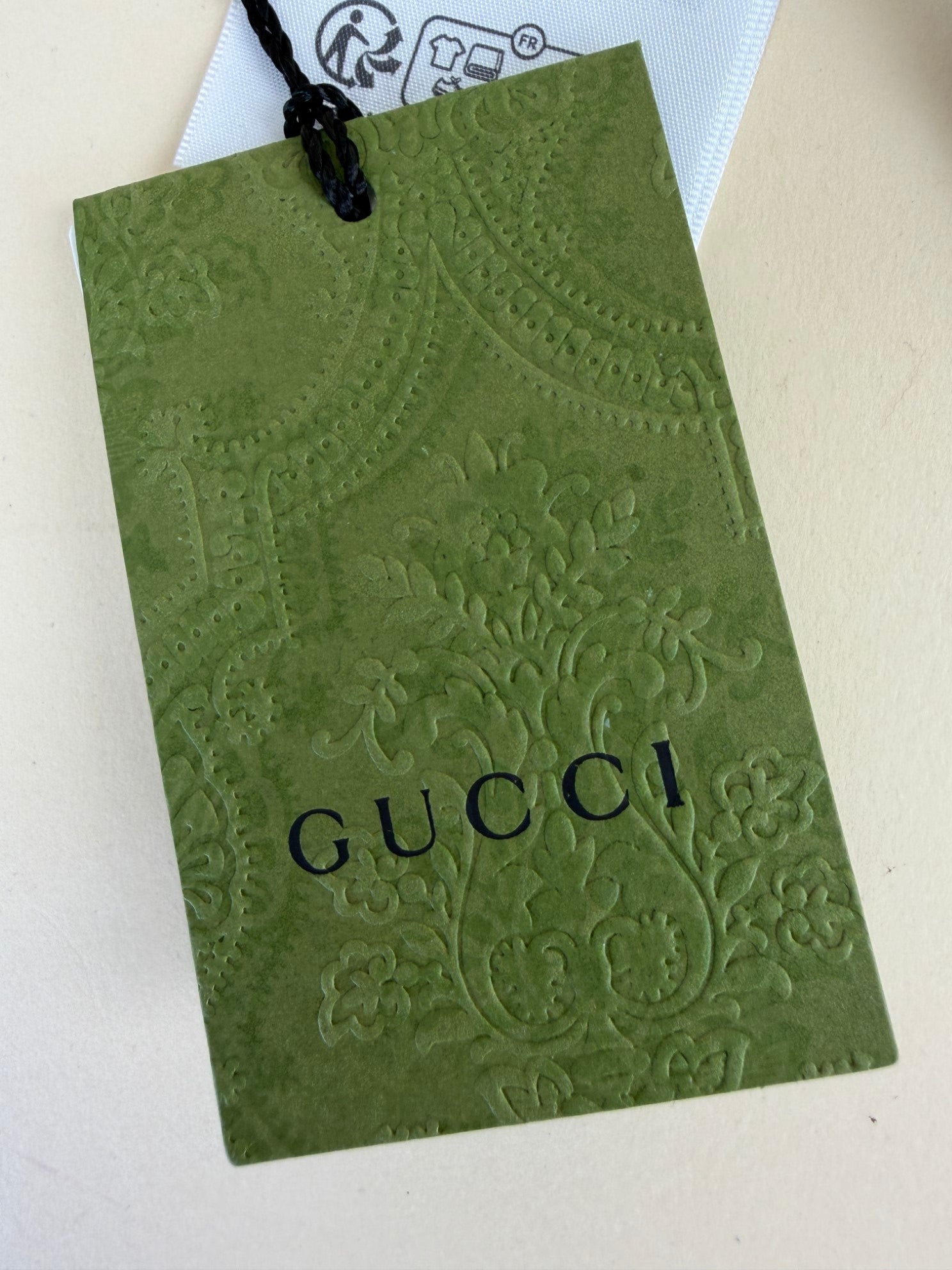 Gucci Dark Brown GG Monogram Wool Silk Scarf