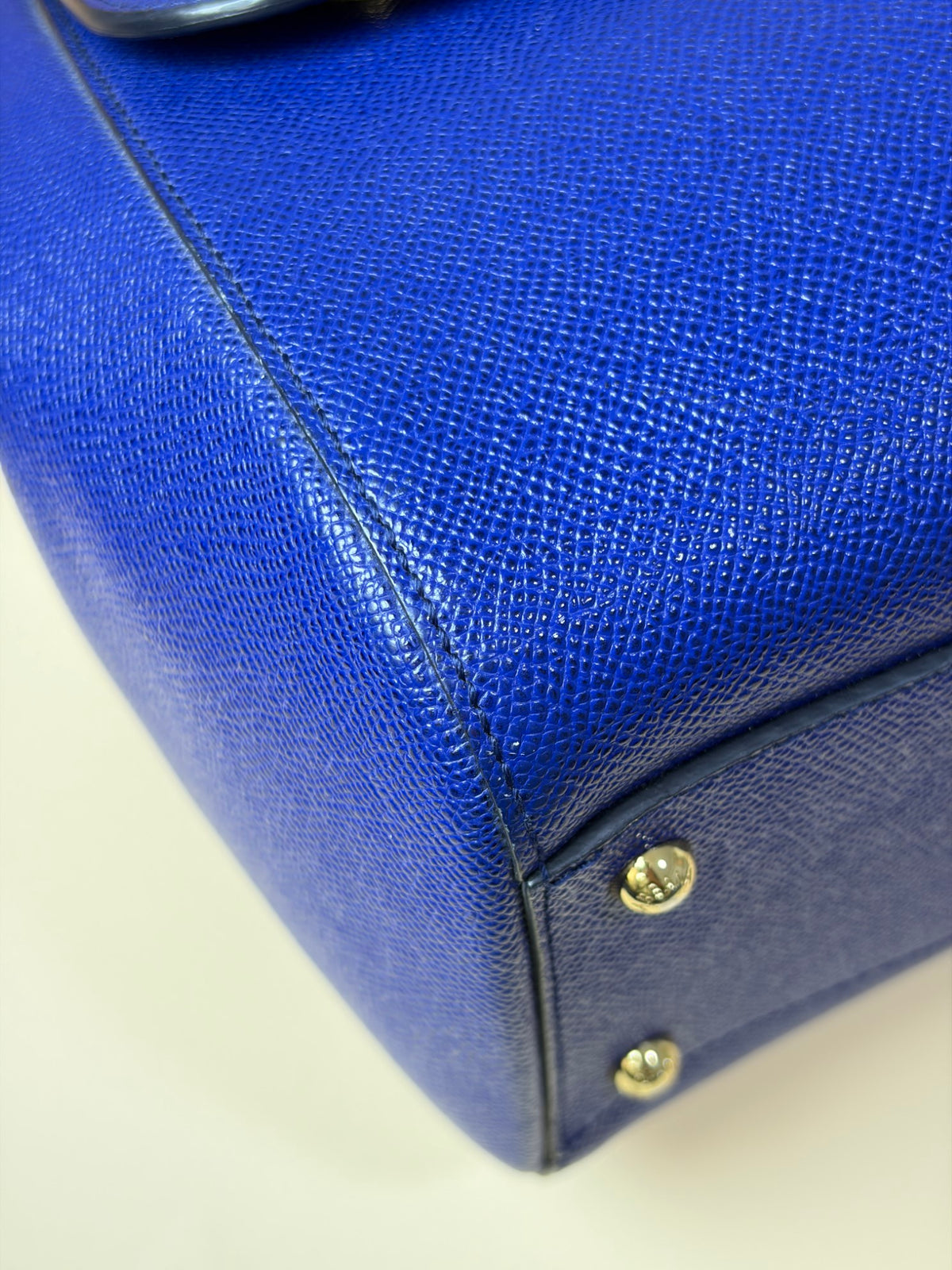 Dolce & Gabbana blue Sicily maxi Dauphine calfskin Bag