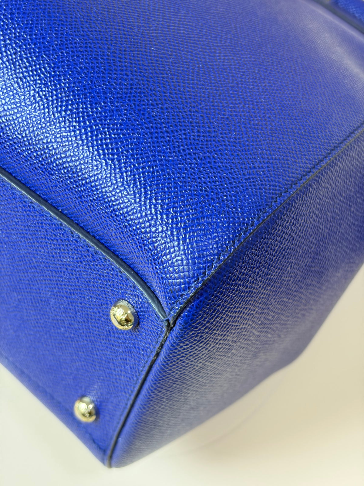 Dolce & Gabbana blue Sicily maxi Dauphine calfskin Bag