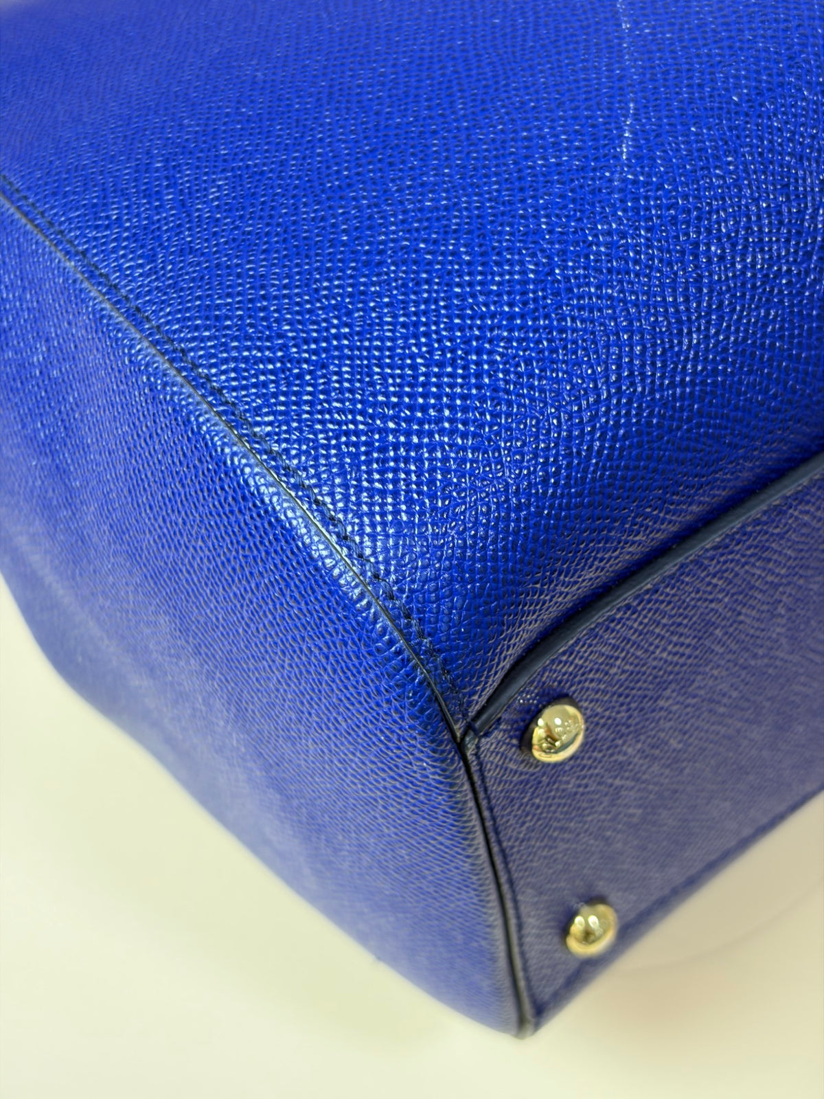 Dolce & Gabbana blue Sicily maxi Dauphine calfskin Bag