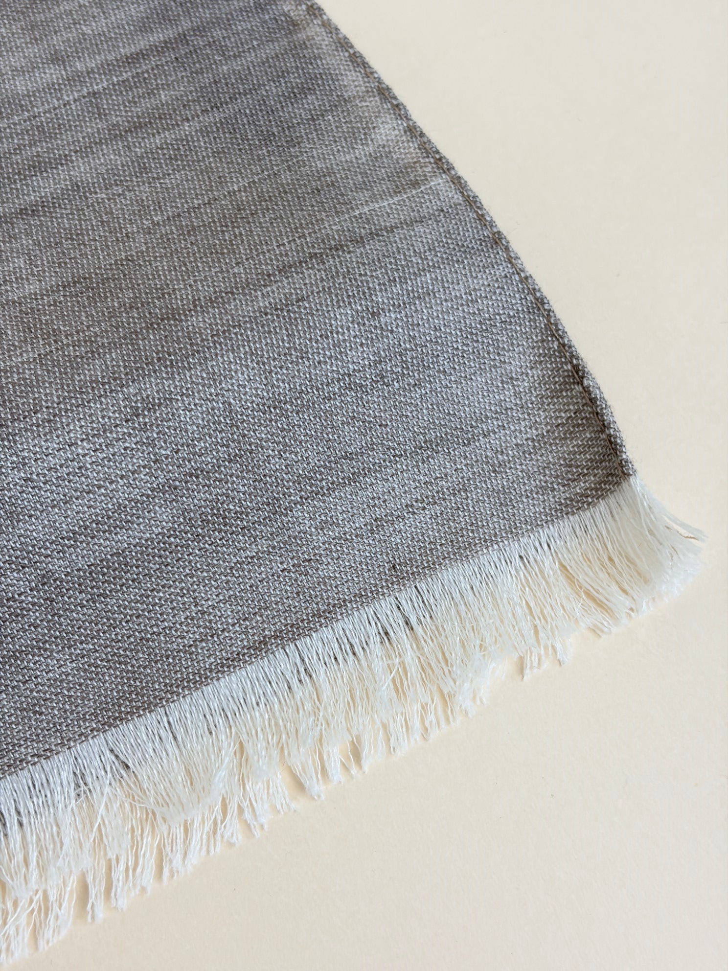 Gucci beige gg wool silk scarf