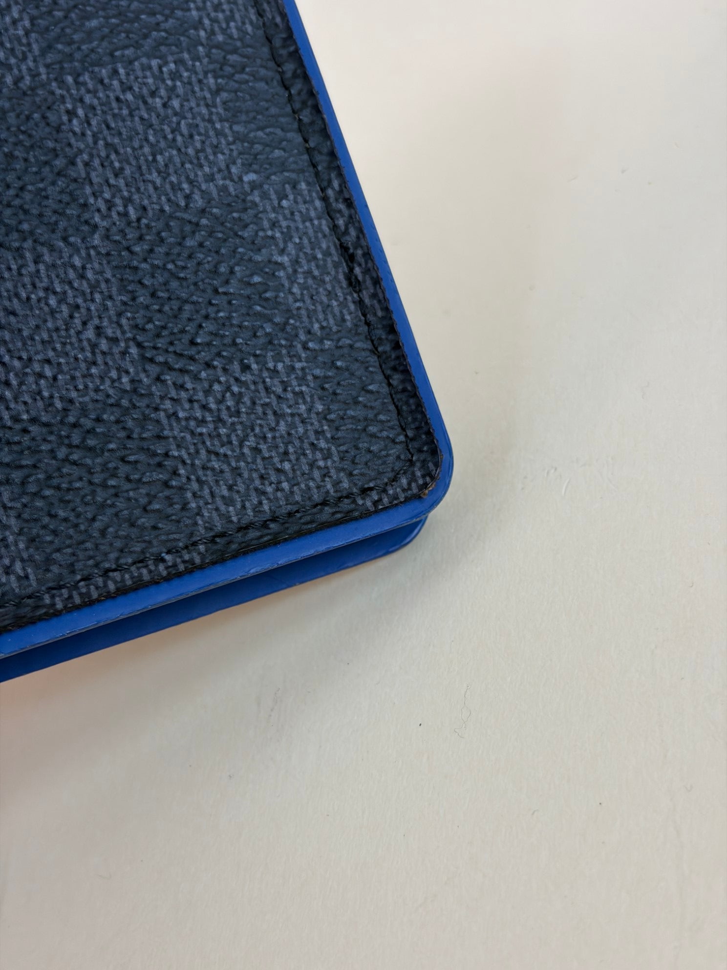 Louis Vuitton damier graphite blue multiple wallet