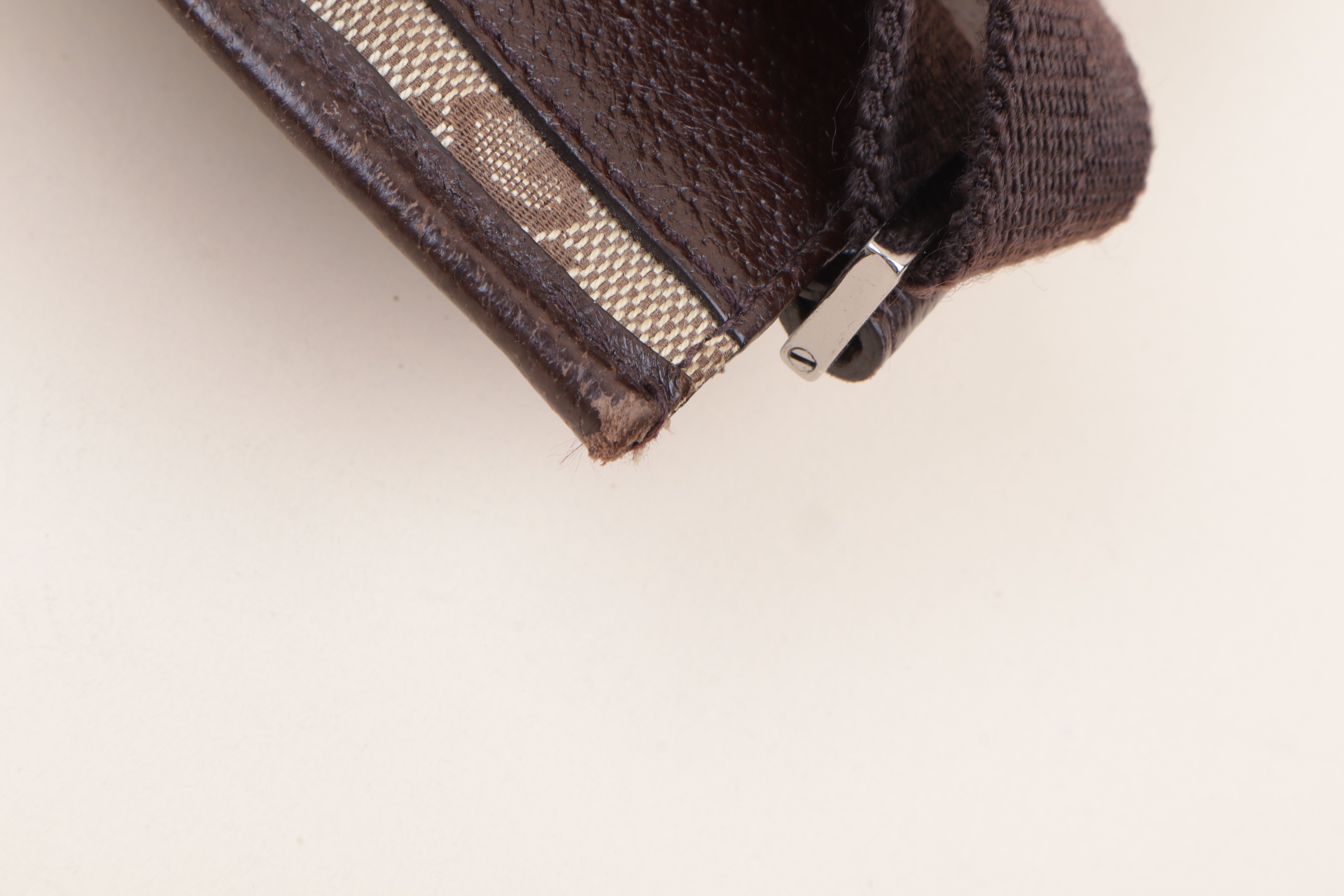 Gucci Bicolor GG Monogram Flat Messenger Crossbody Bag