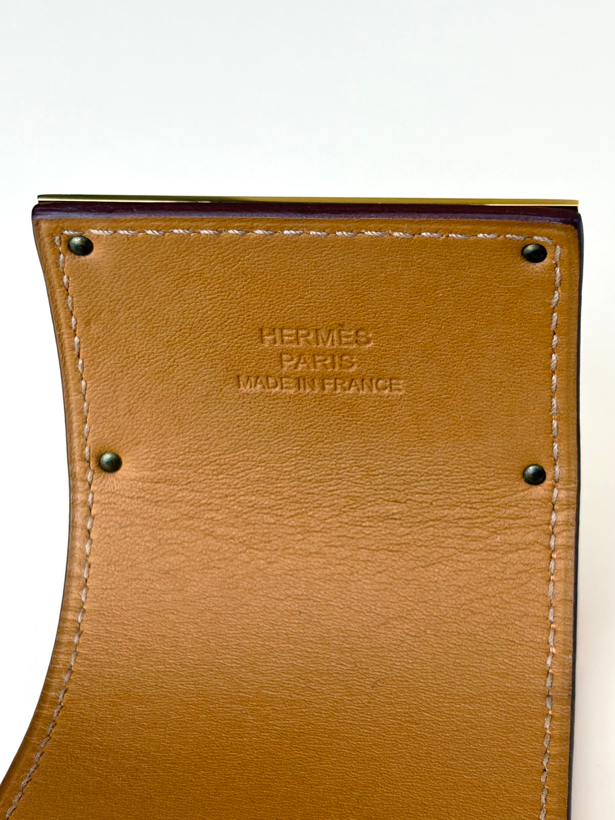 Hermes orange Epsom Kelly dog extreme bracelet s
