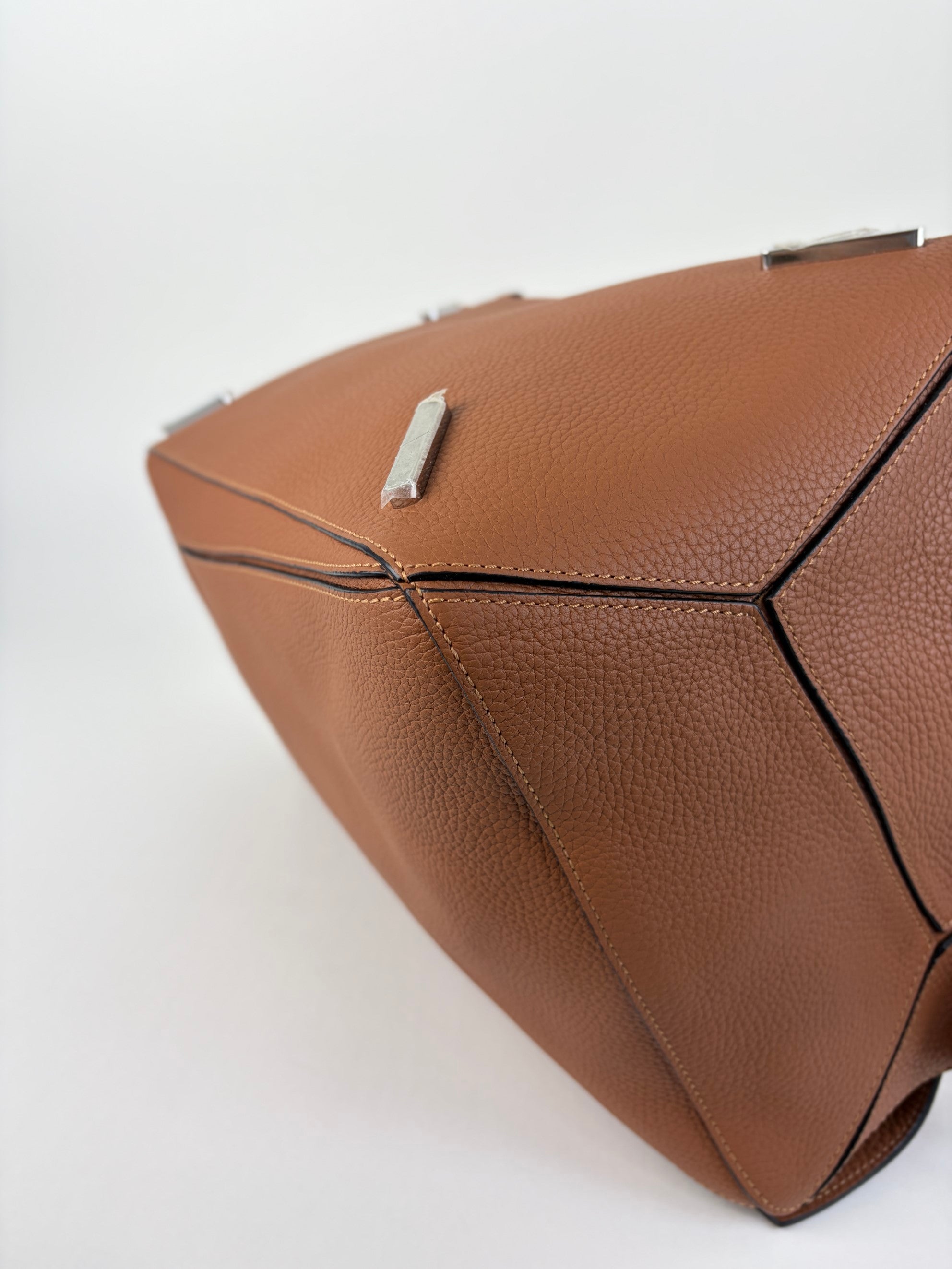 Loewe brown calfskin XL large classic puzzle bag