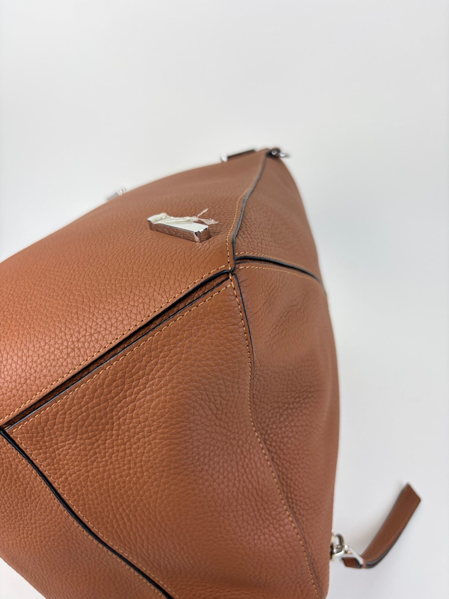 Loewe brown calfskin XL large classic puzzle bag