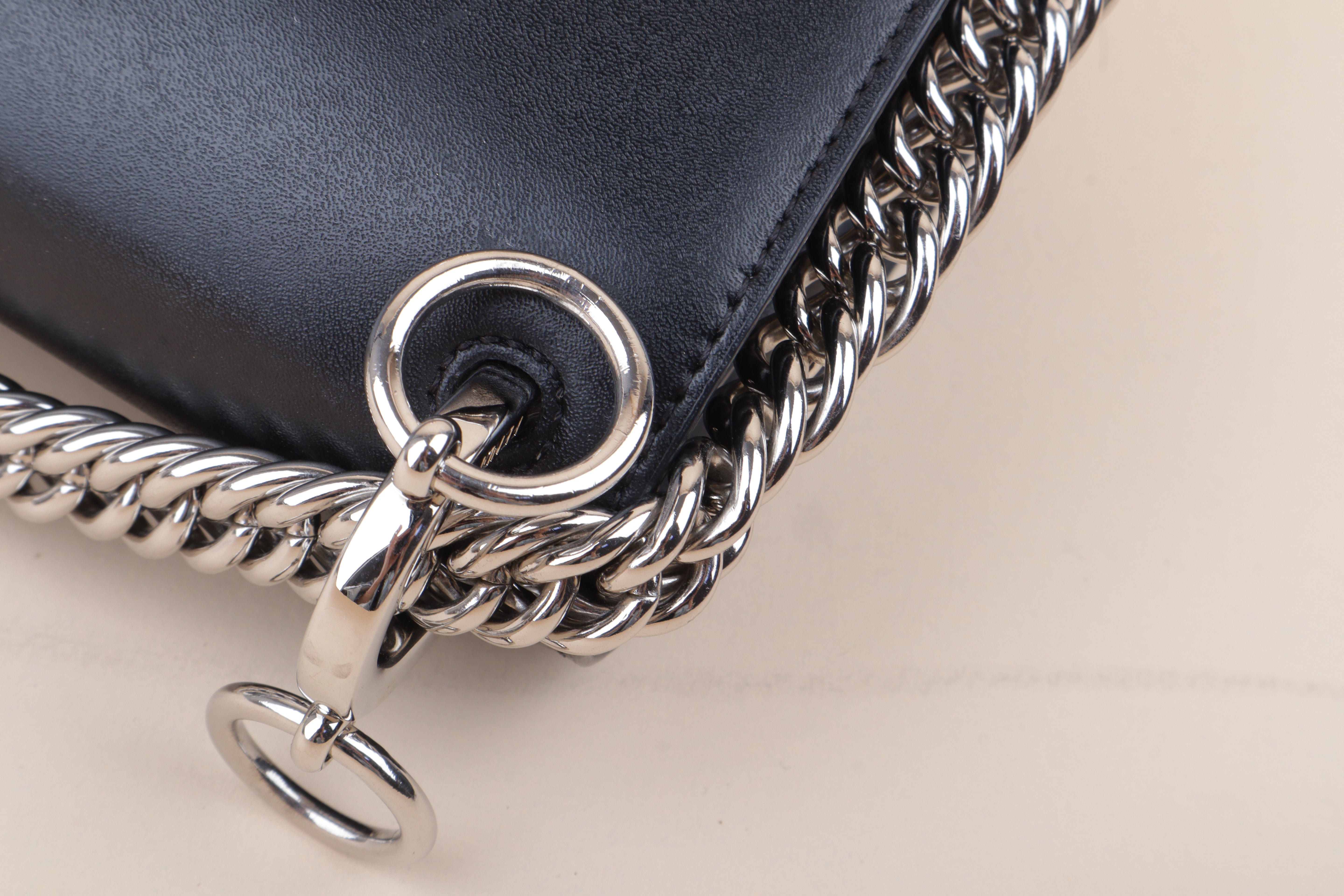 Fendi Black Mini Kan I Chain Shoulder Bag