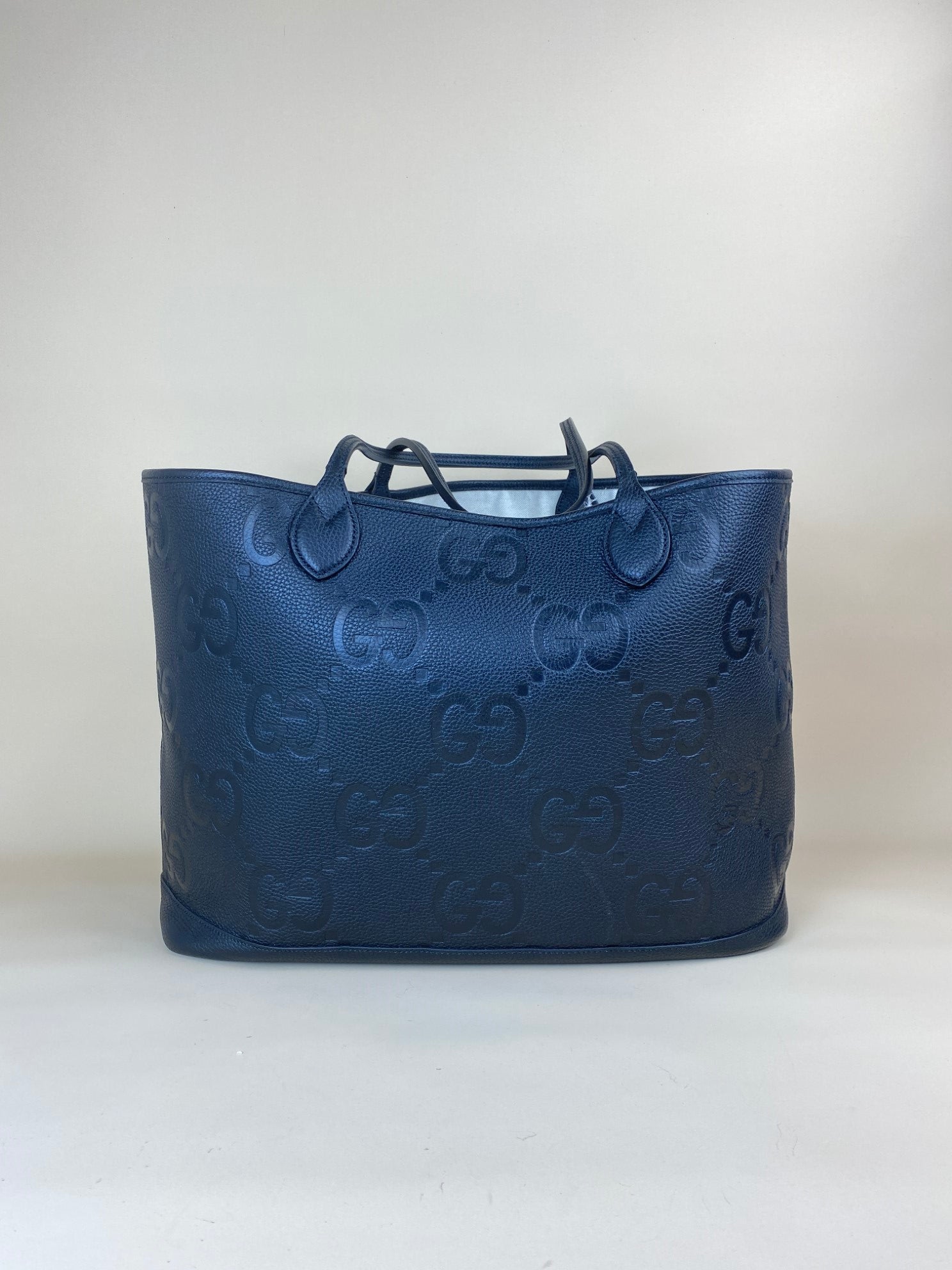 Gucci Black GG Large Jumbo Shopping Tote Bag with Pouch-handbag-Gucci-The Closet Egypt