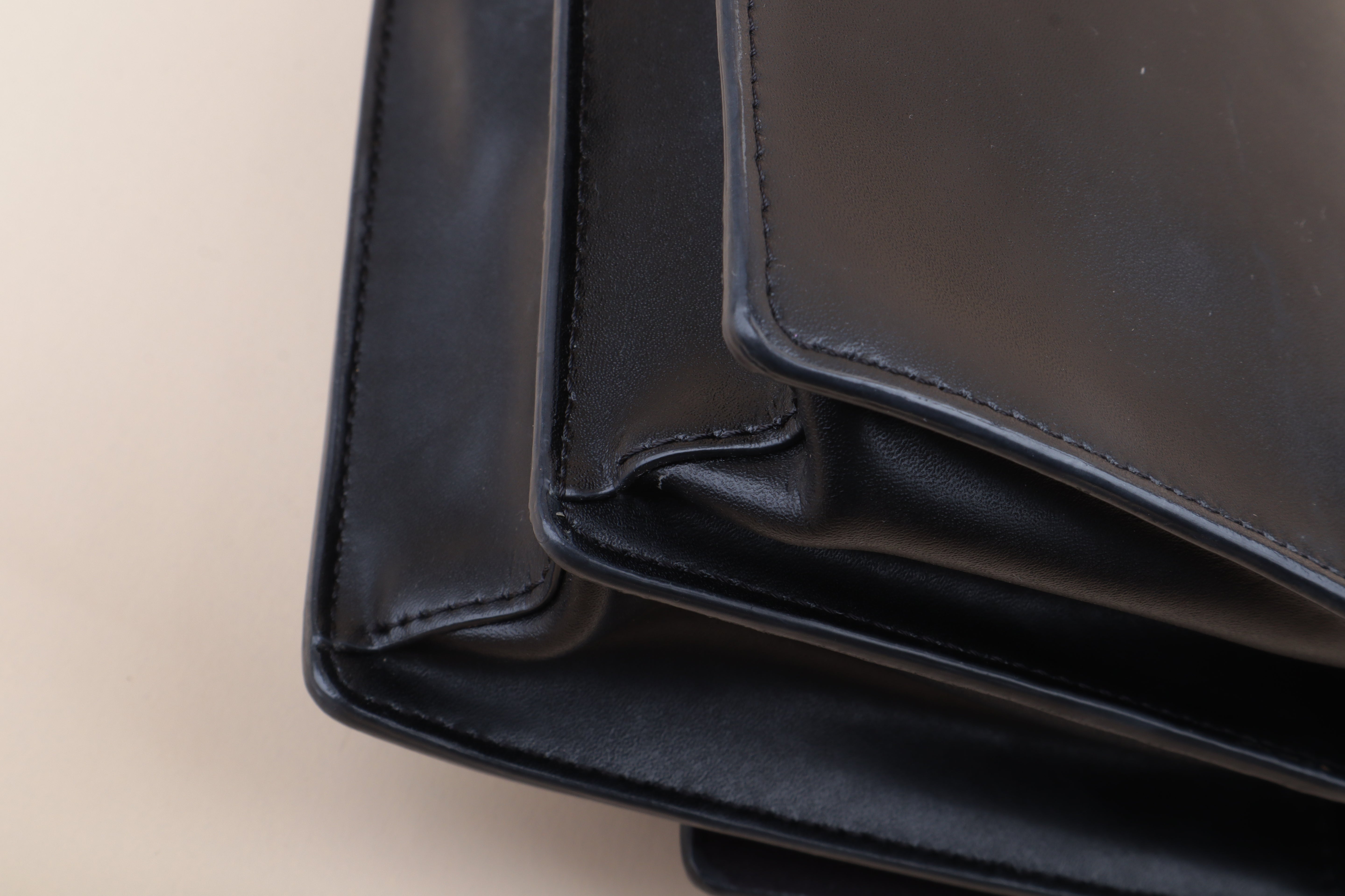 Fendi Black Mini Kan I Chain Shoulder Bag