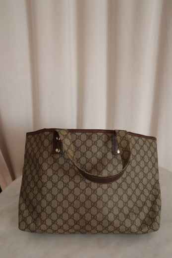 Gucci Bicolor GG Sherry Tote Bag