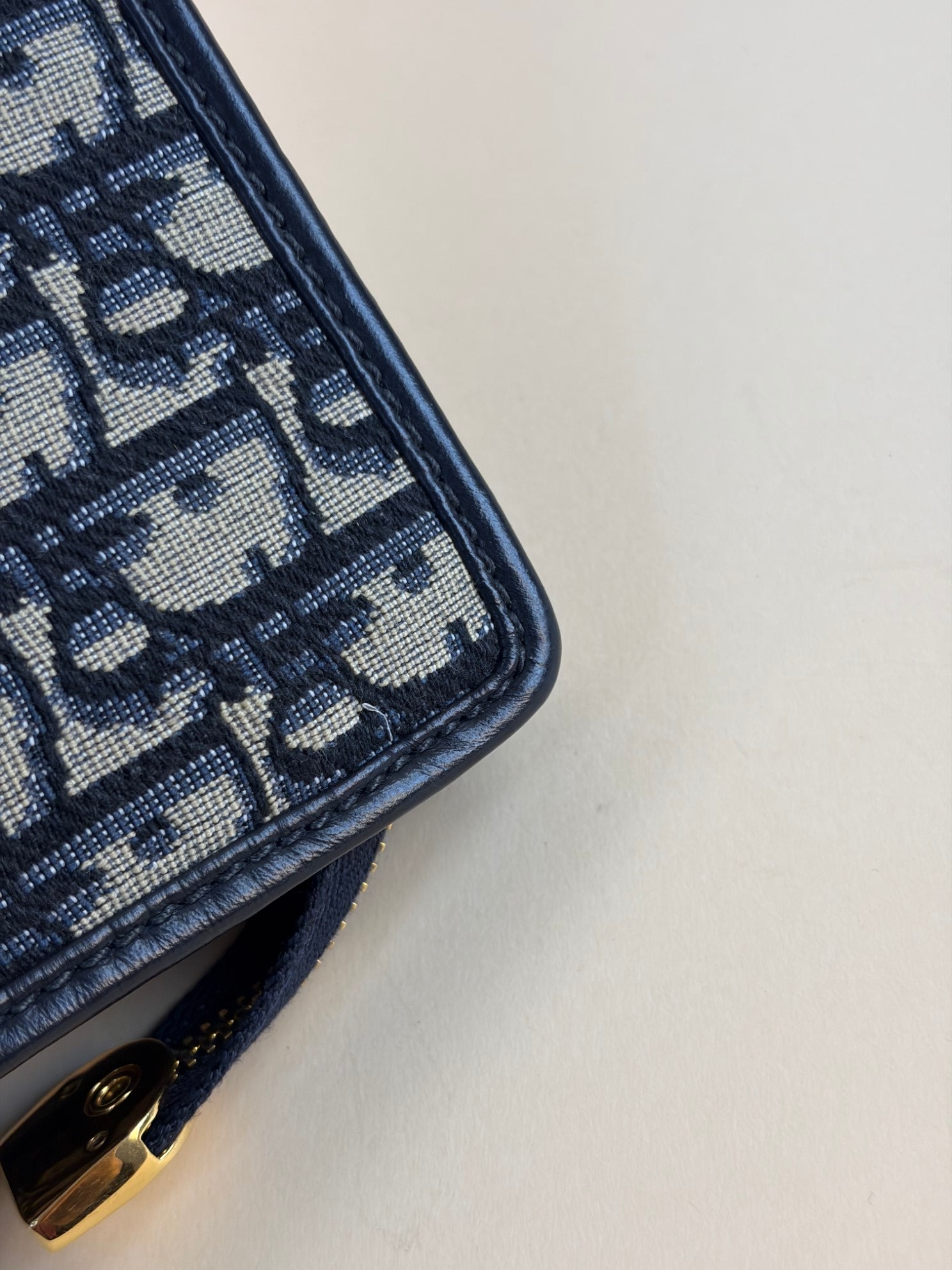 Christian Dior Blue oblique 30 Montaigne dea Pouch