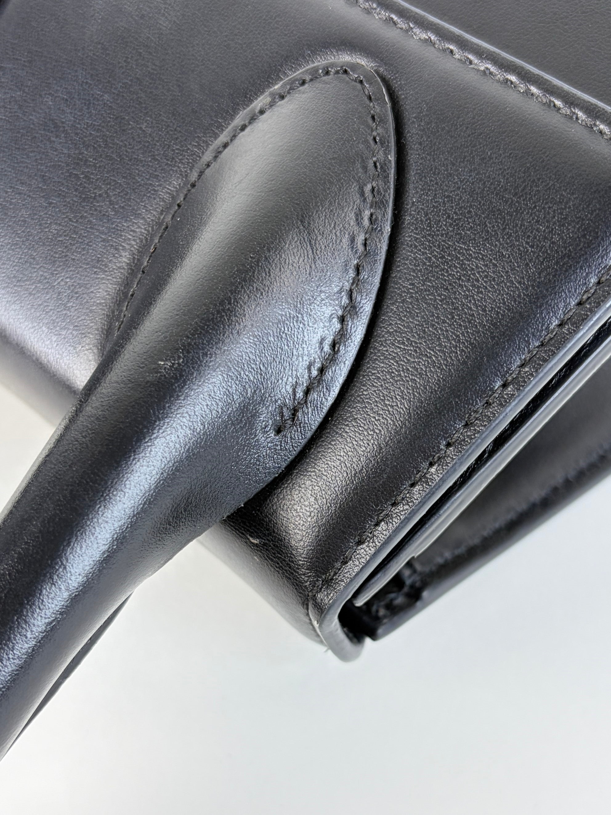 Jacques's black leather the medium Chiqui to handbag