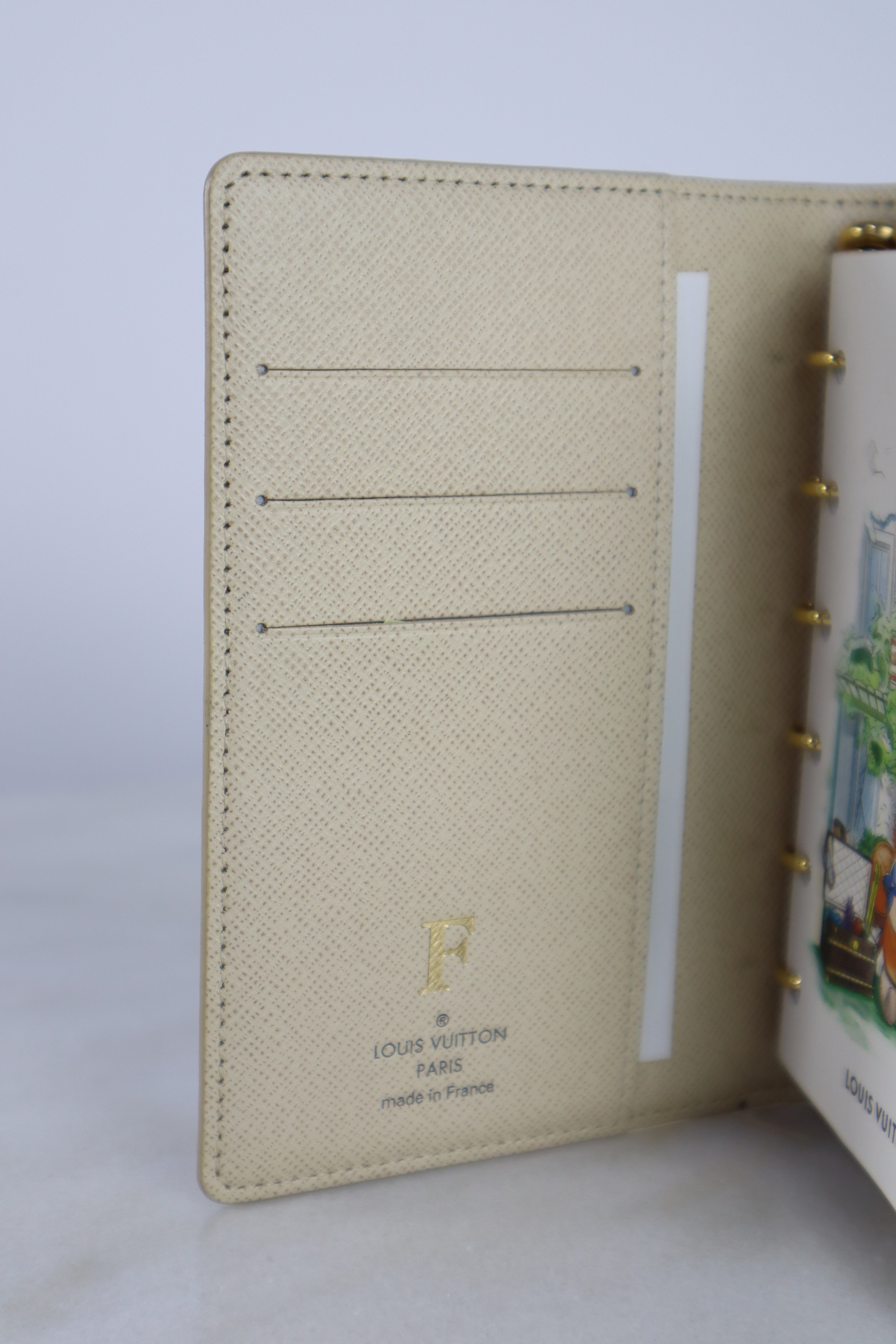 Louis Vuitton Damier Azur Note Book Ring PM Agenda Cover