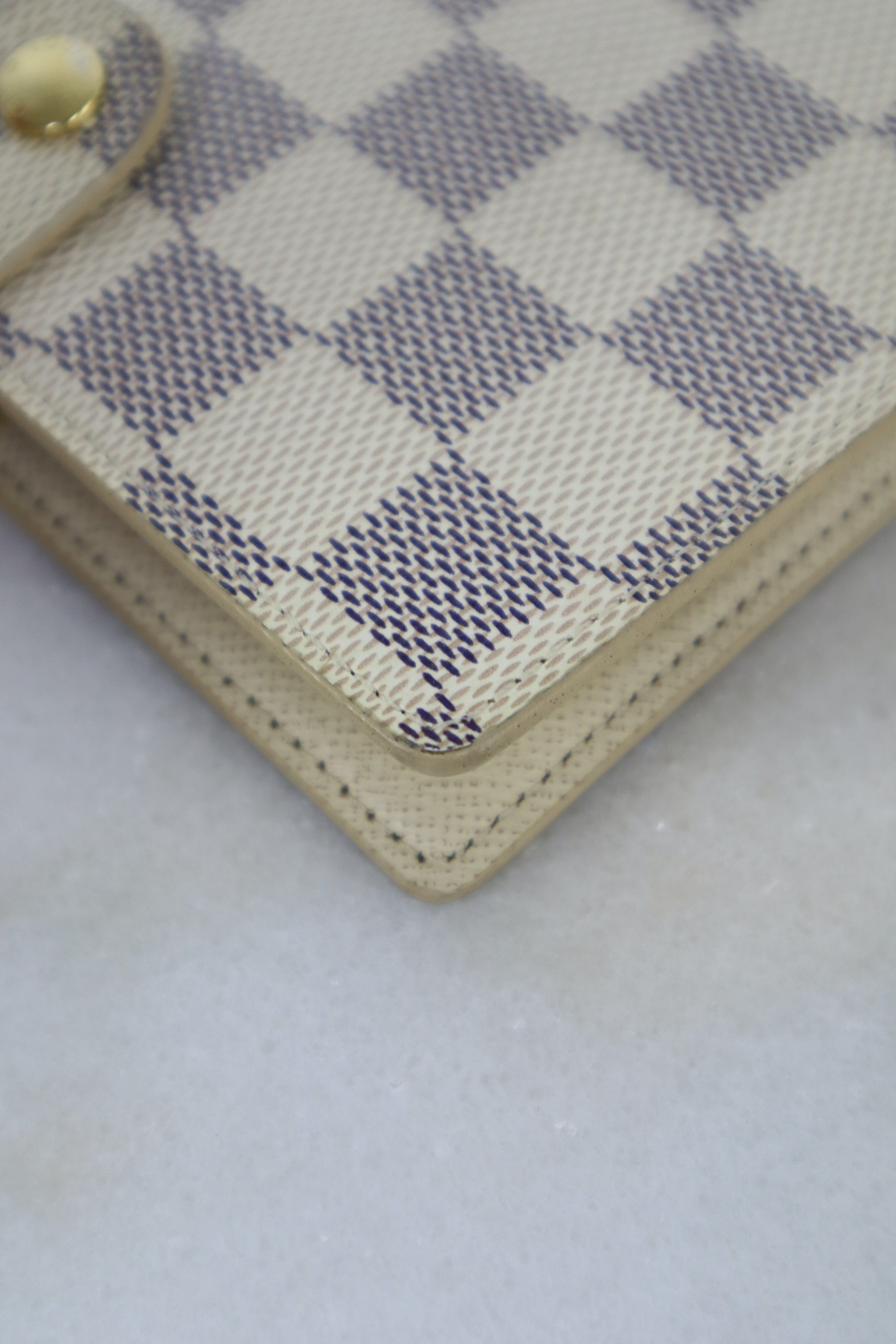 Louis Vuitton Damier Azur Note Book Ring PM Agenda Cover
