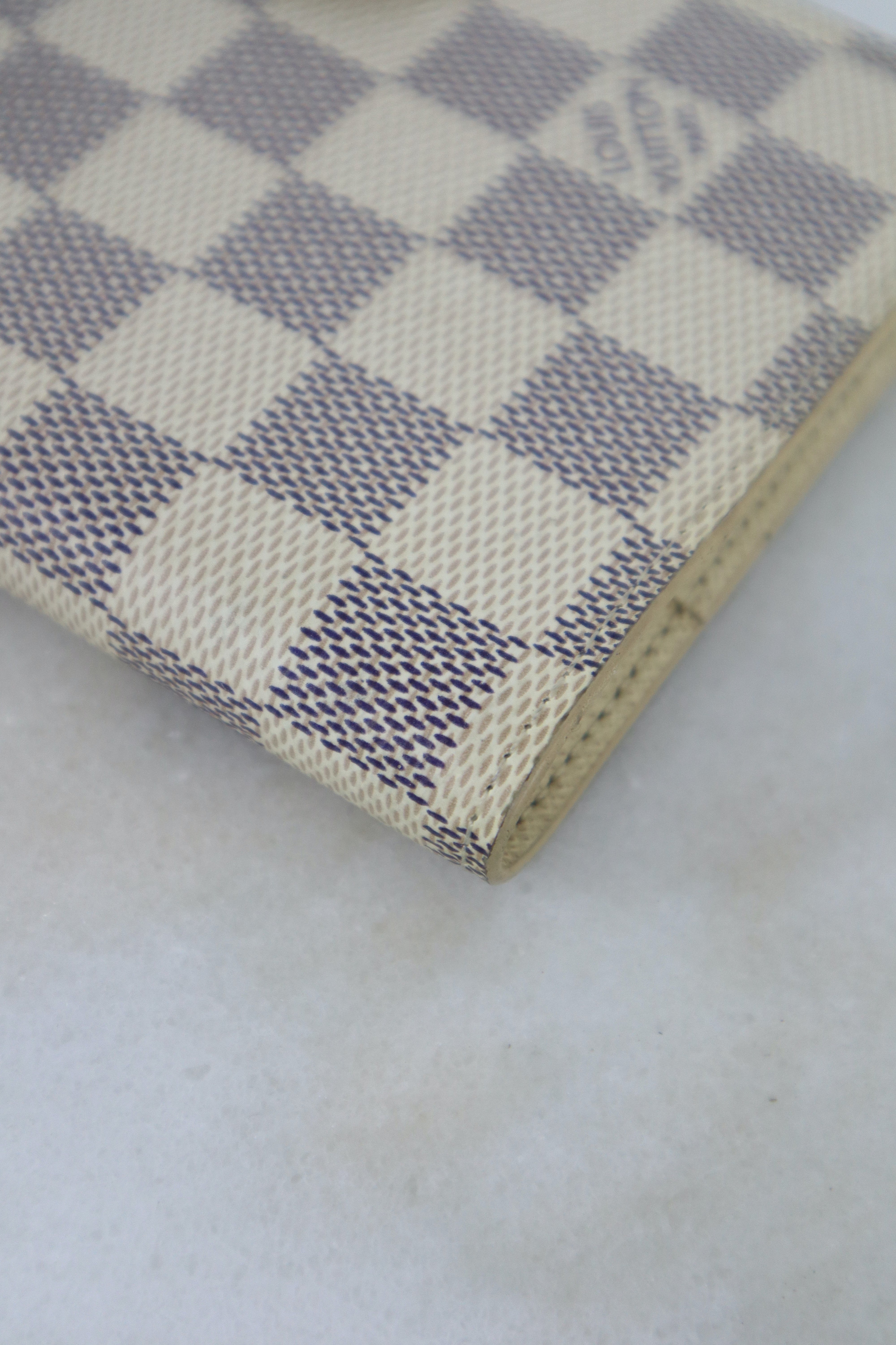 Louis Vuitton Damier Azur Note Book Ring PM Agenda Cover