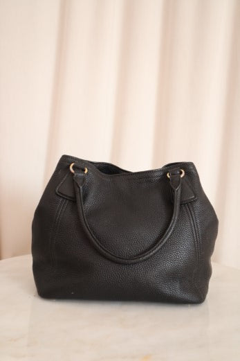 Prada Black Vitello Daino Shoulder Bag