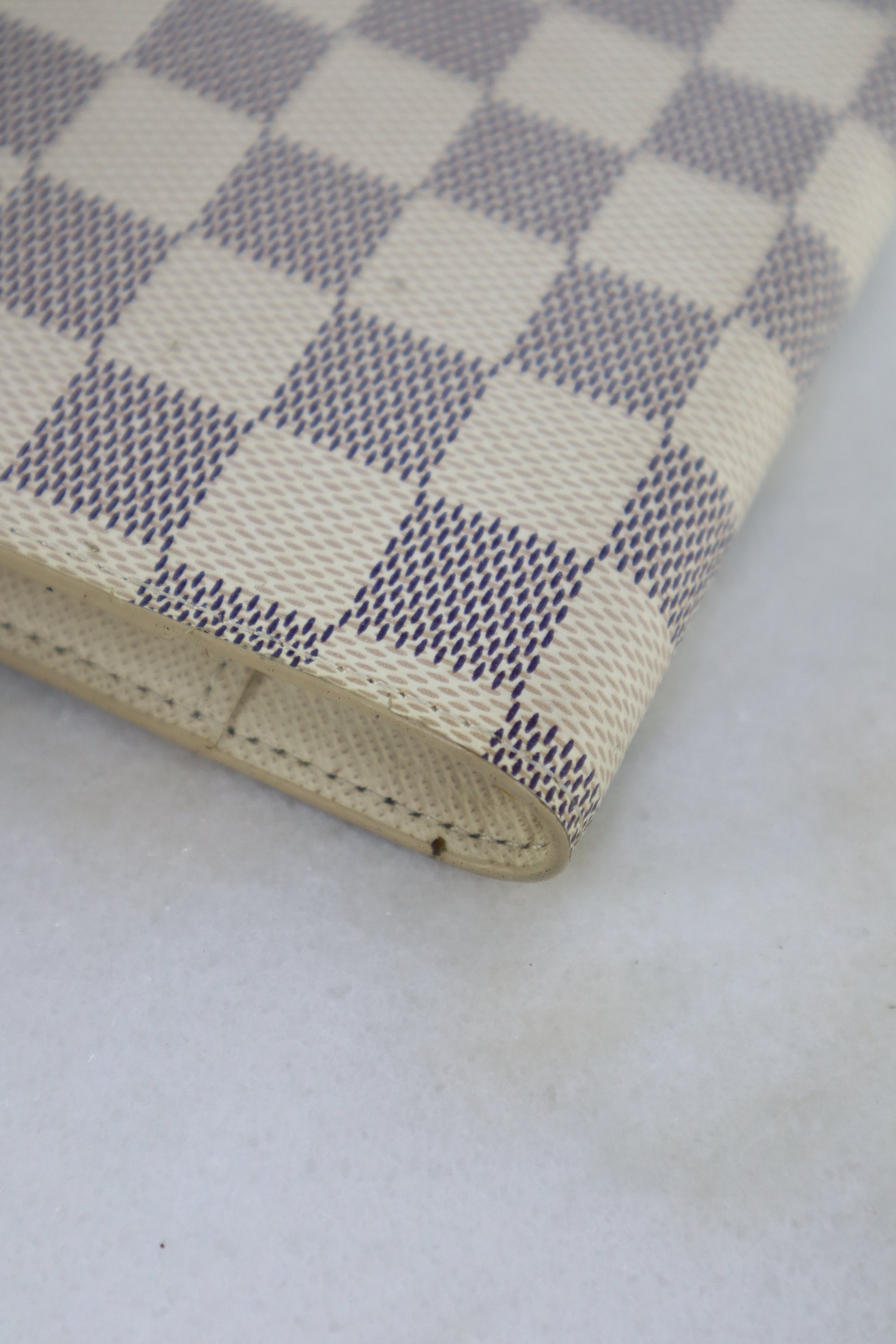 Louis Vuitton Damier Azur Note Book Ring PM Agenda Cover