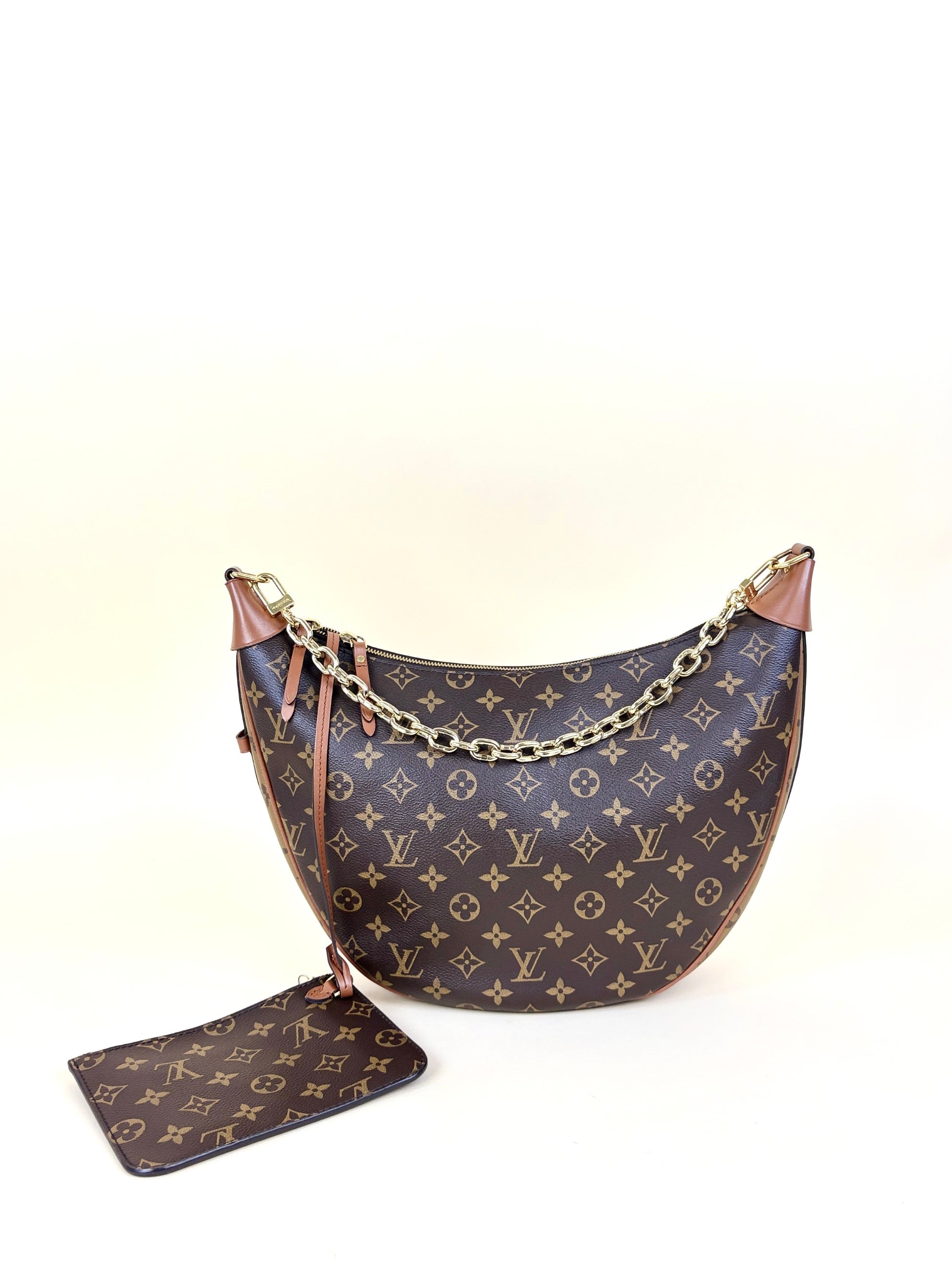 Louis Vuitton Monogram Reverse Loop Hobo Bag