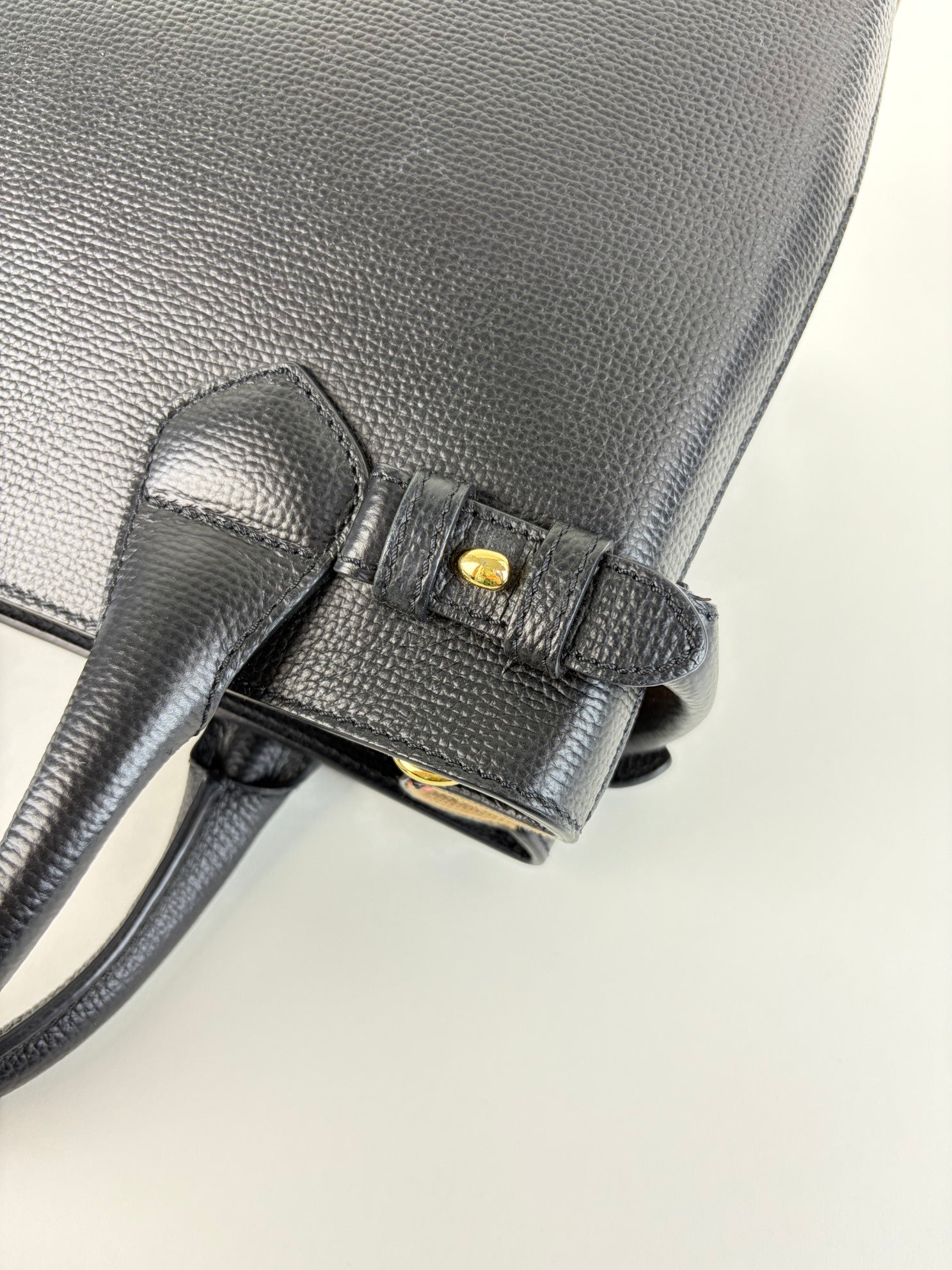 Burberry black Banner small tote Bag